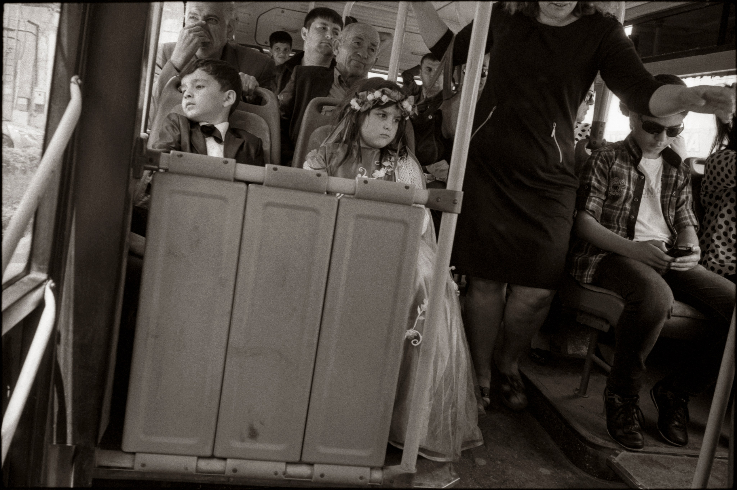 Returning from the holiday.  Baku, 2014