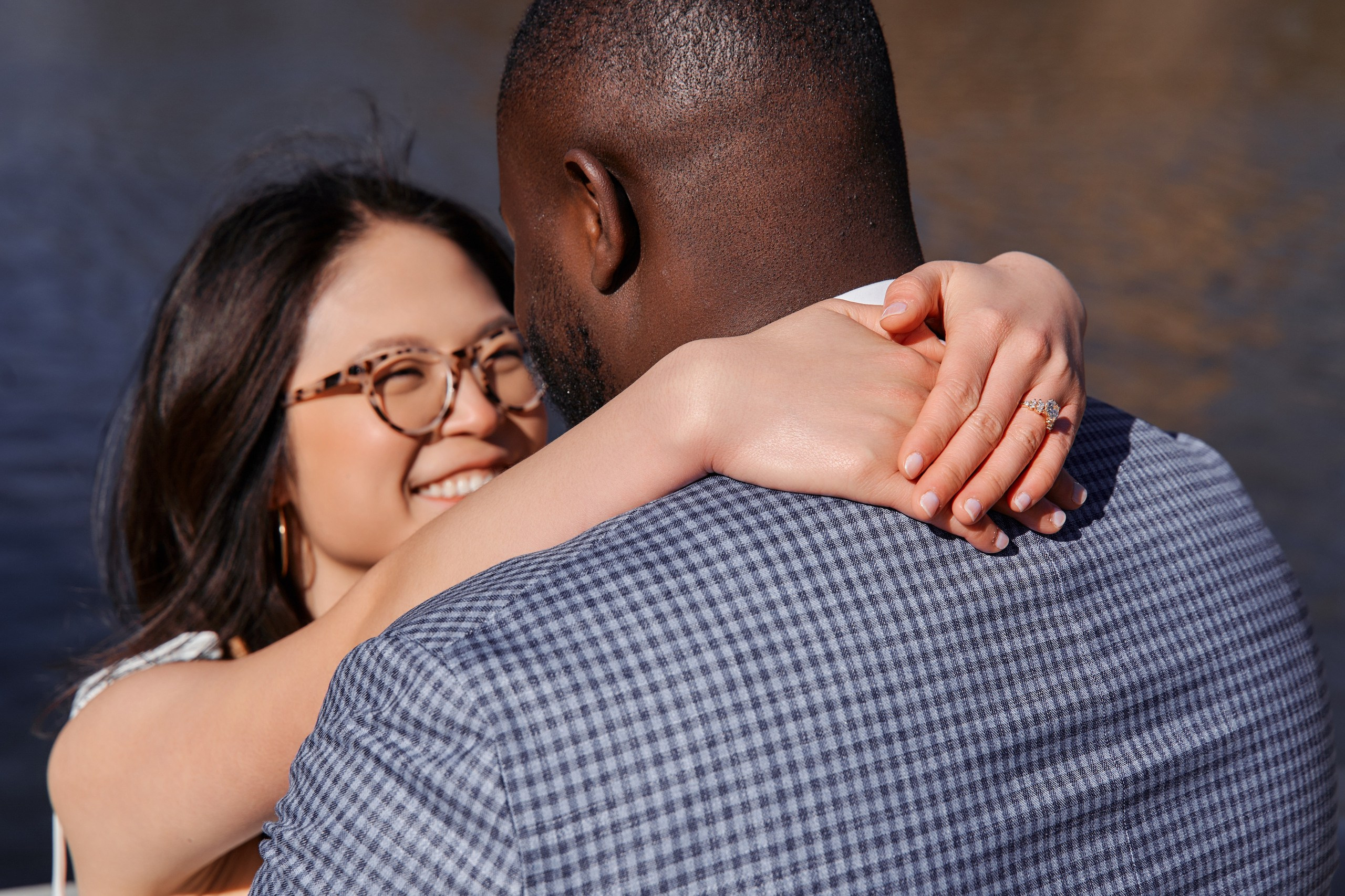 Engagement photo shoot NYC. Professional Wedding and event photographer USA New York
