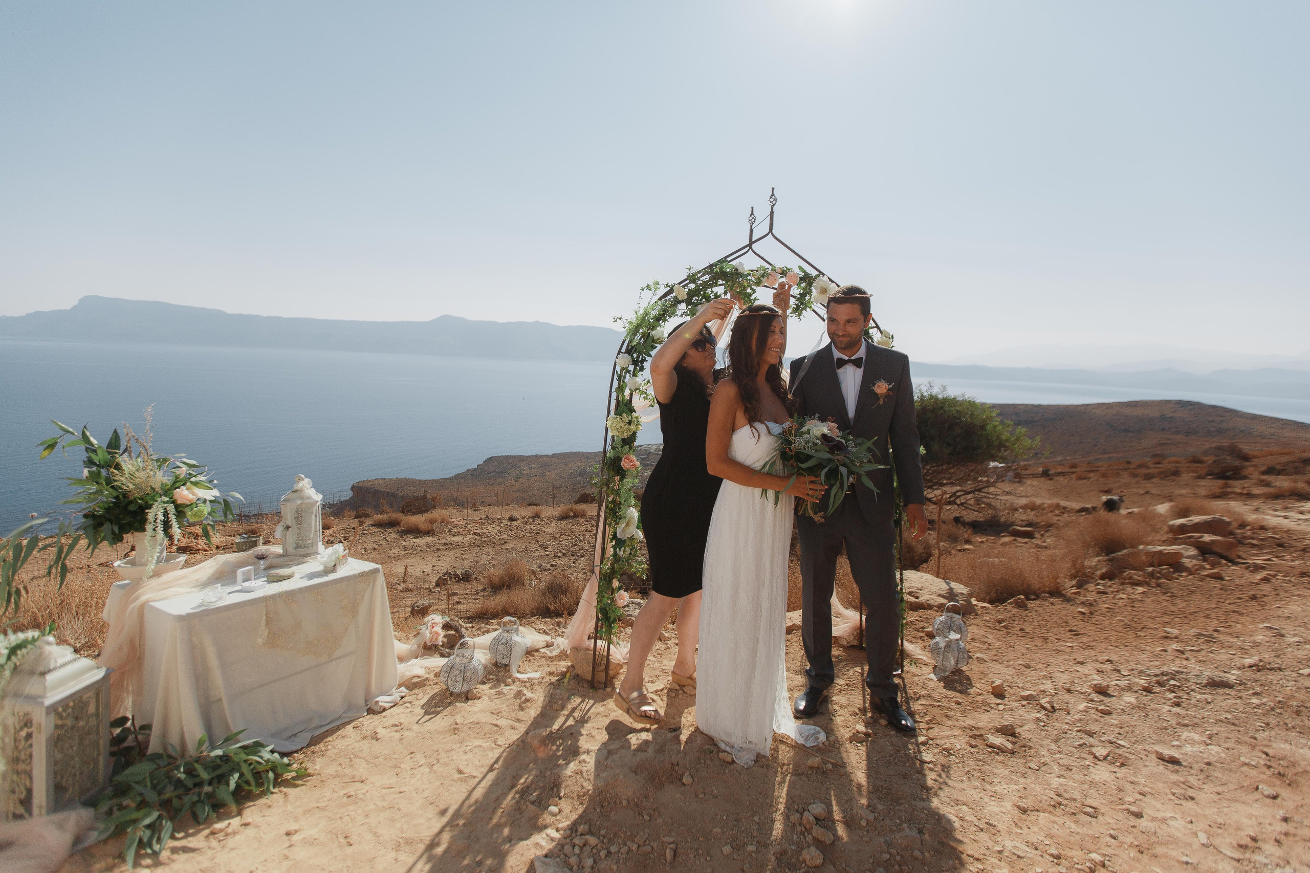 Marino & Steffi, Crete. Denny Savon — Photographer in Santorini | Weddings, Love Stories & Flying Dress