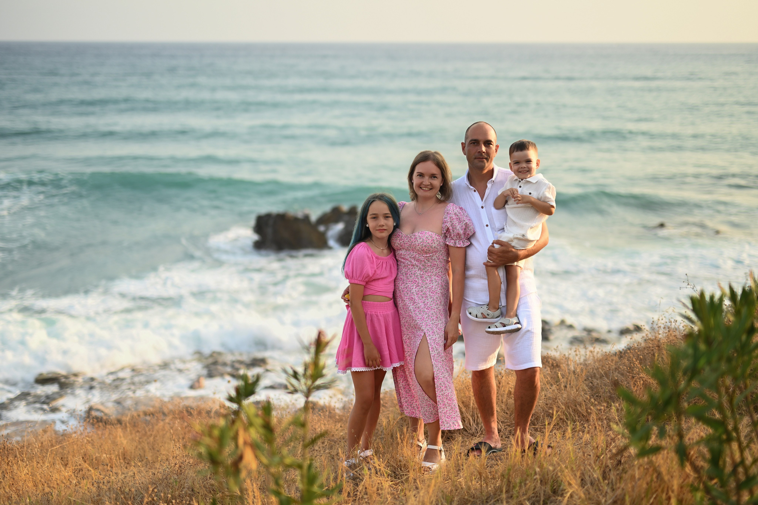 Семейная съемка на пляже Клеопатра. Фотограф в Алании (Аланье), Сиде, Манавгате. Турция