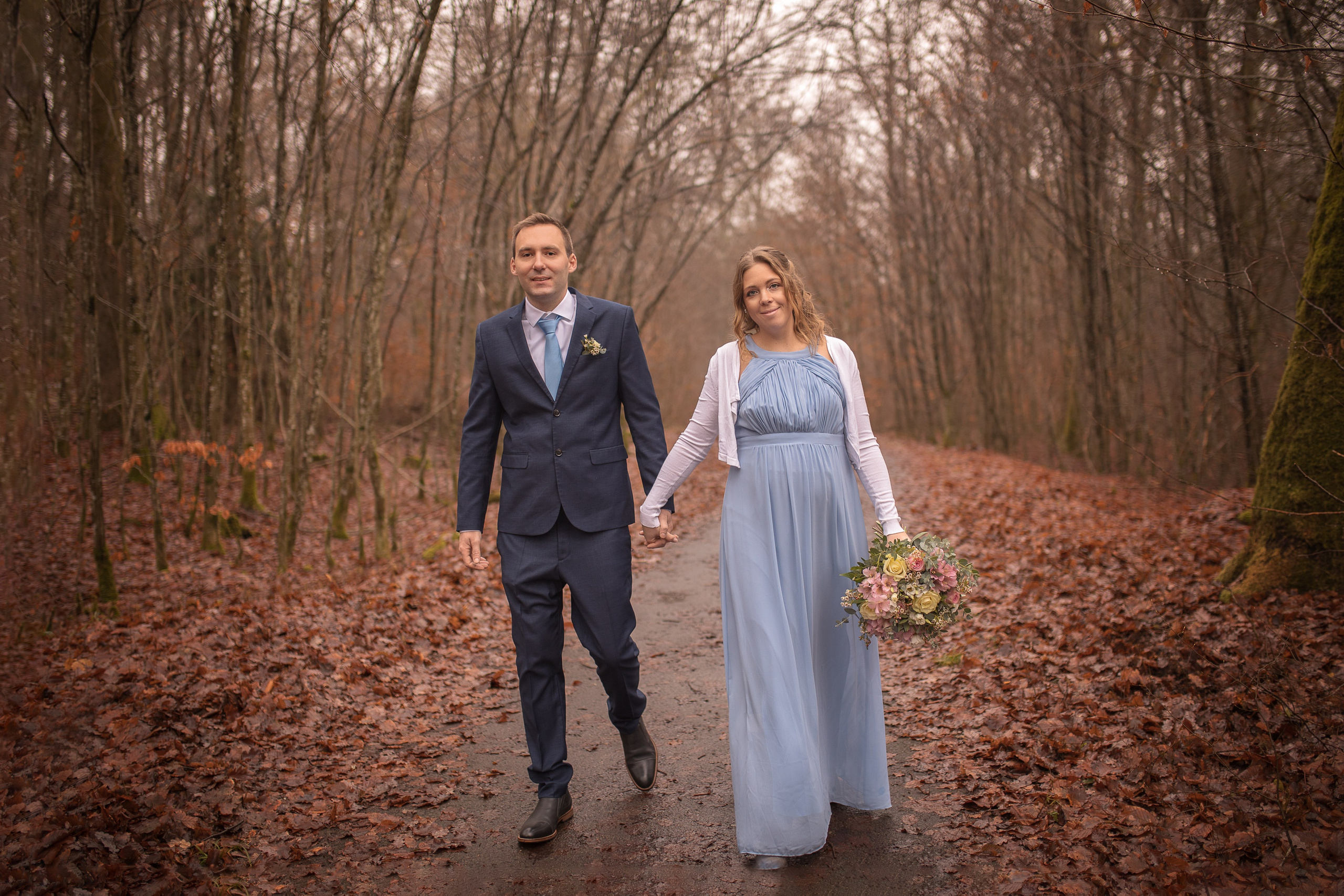 Hochzeit im Winter / Angela & Florian. Fotograf für Hochzeits- und Familienfotos in Buchen (Odenwald) Mosbach