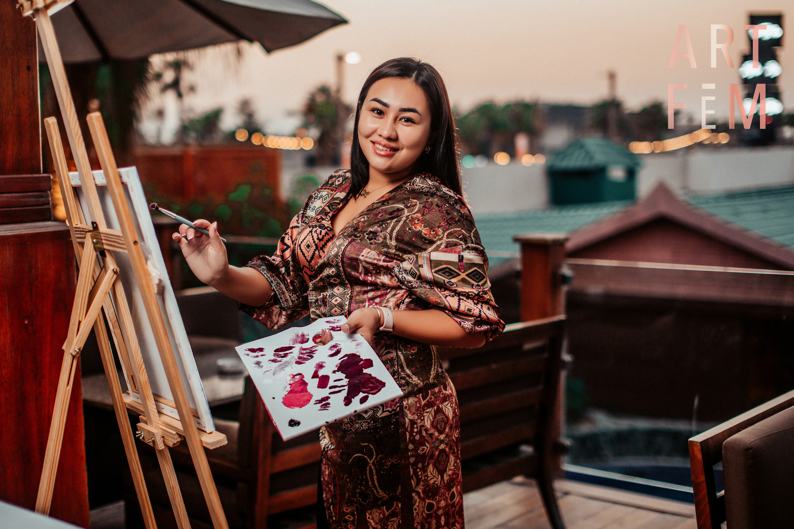 Фотосессия event paint. Photographer in Dubai Dmitry Gromov