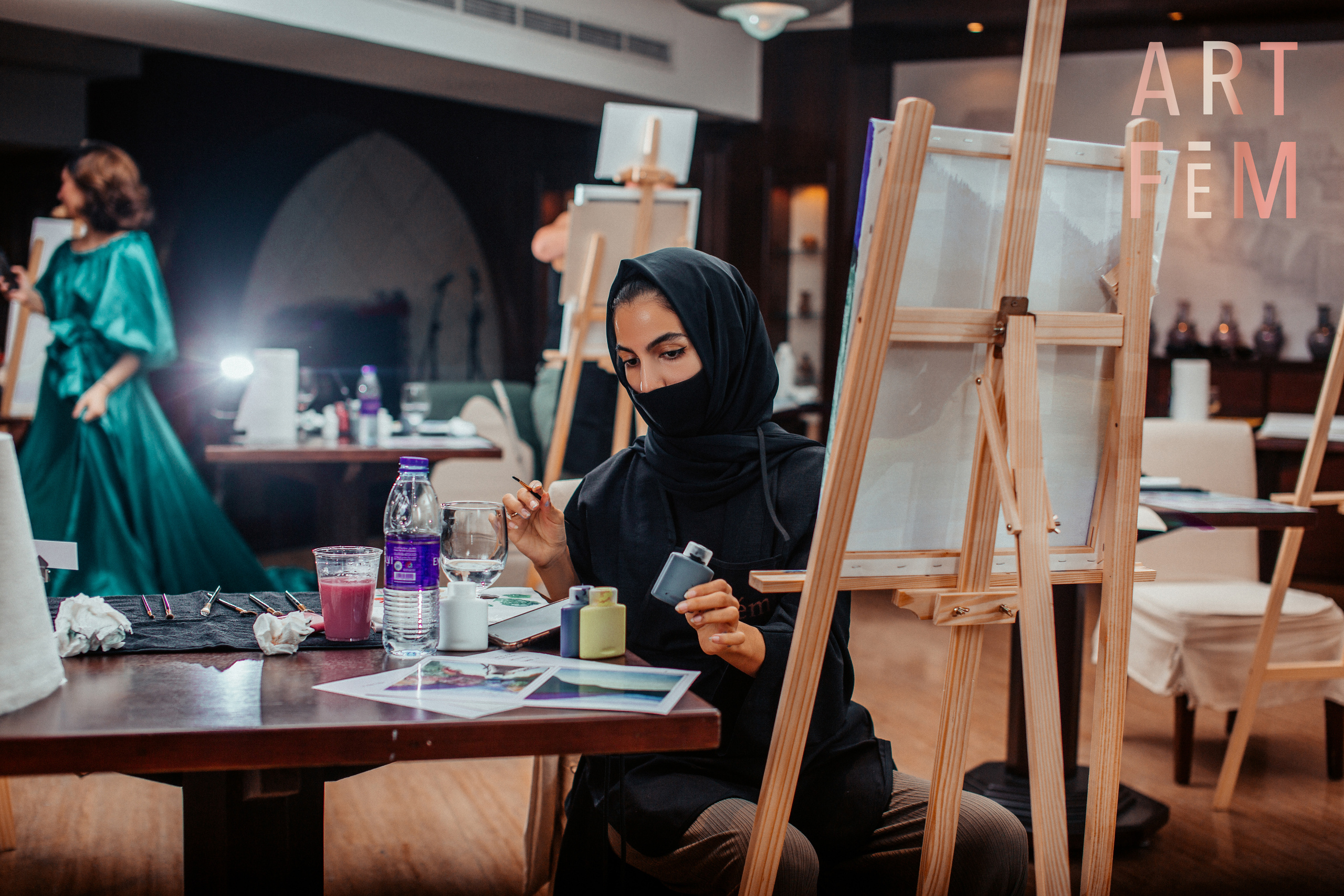 Фотосессия event paint. Photographer in Dubai Dmitry Gromov