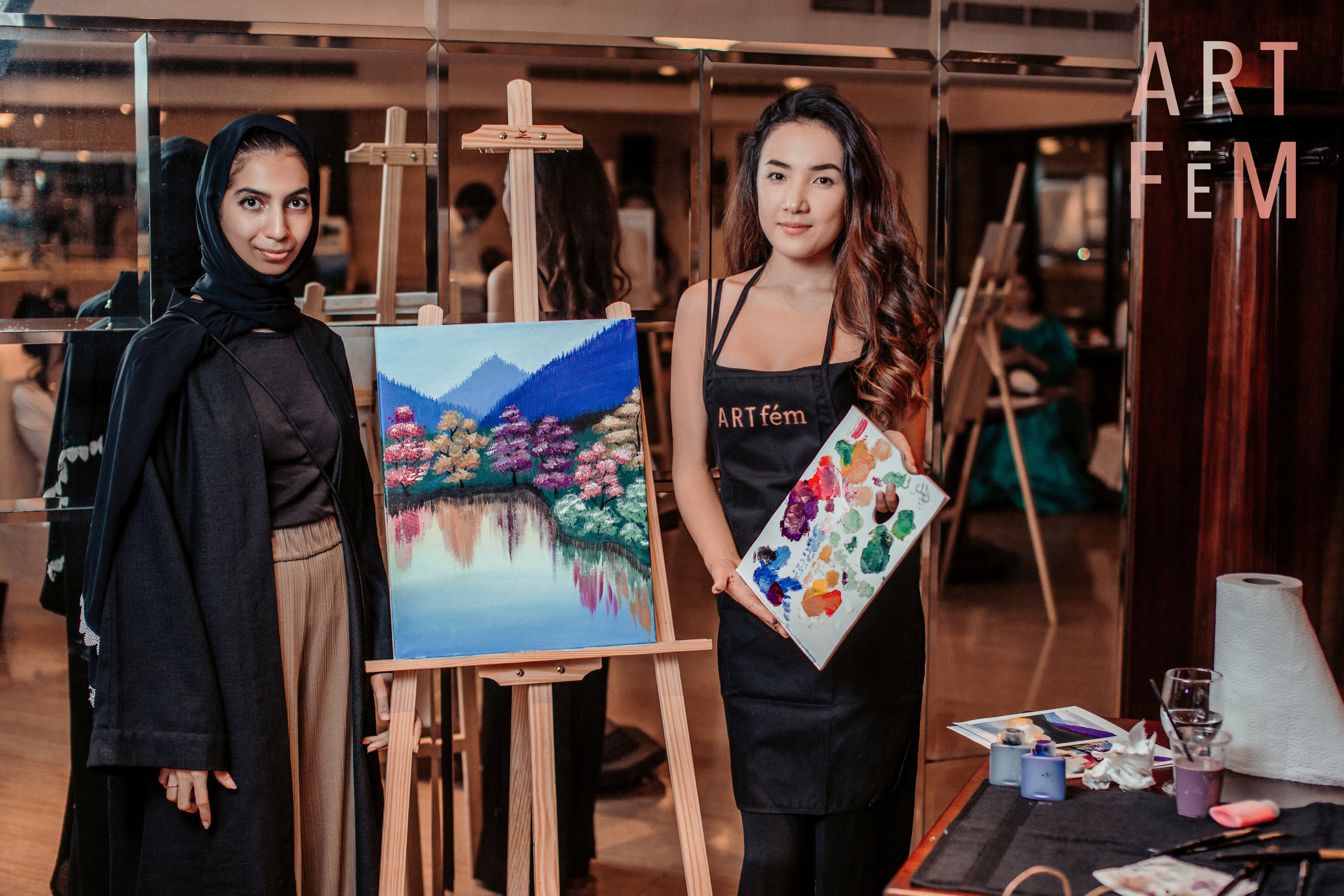 Фотосессия event paint. Photographer in Dubai Dmitry Gromov