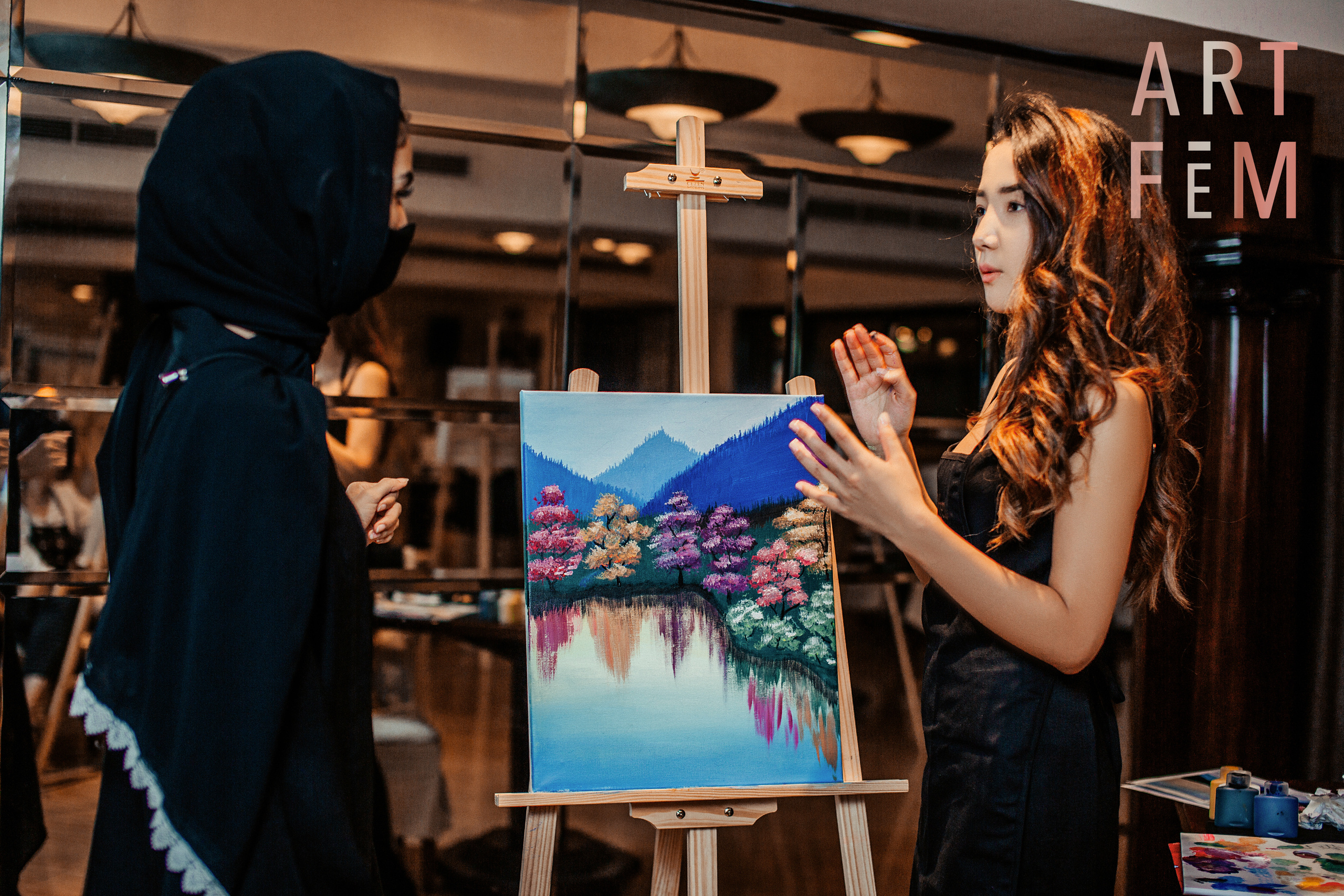 Фотосессия event paint. Photographer in Dubai Dmitry Gromov