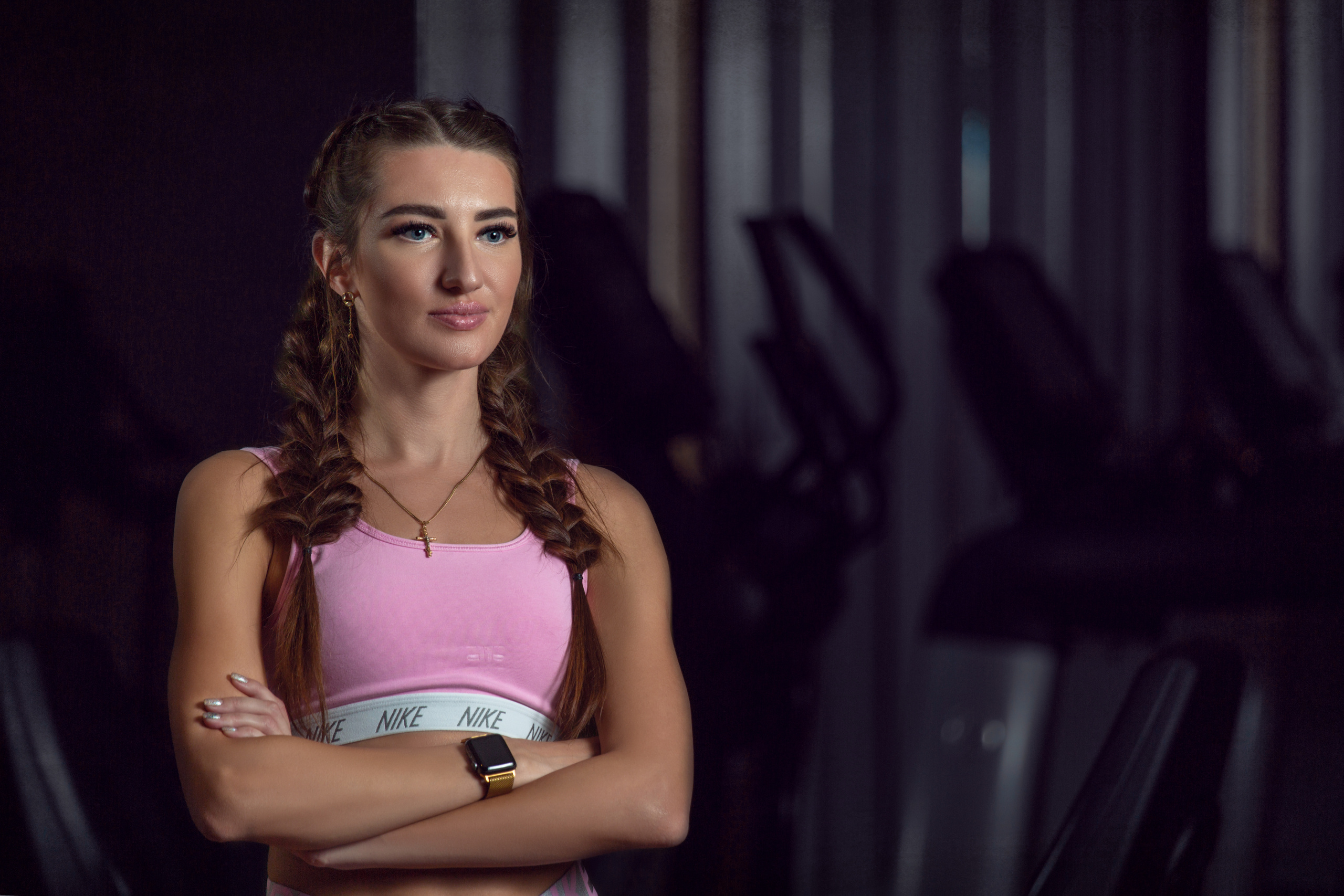 Photo content for fitness trainer Alina. Photographer in Dubai Dmitry Gromov