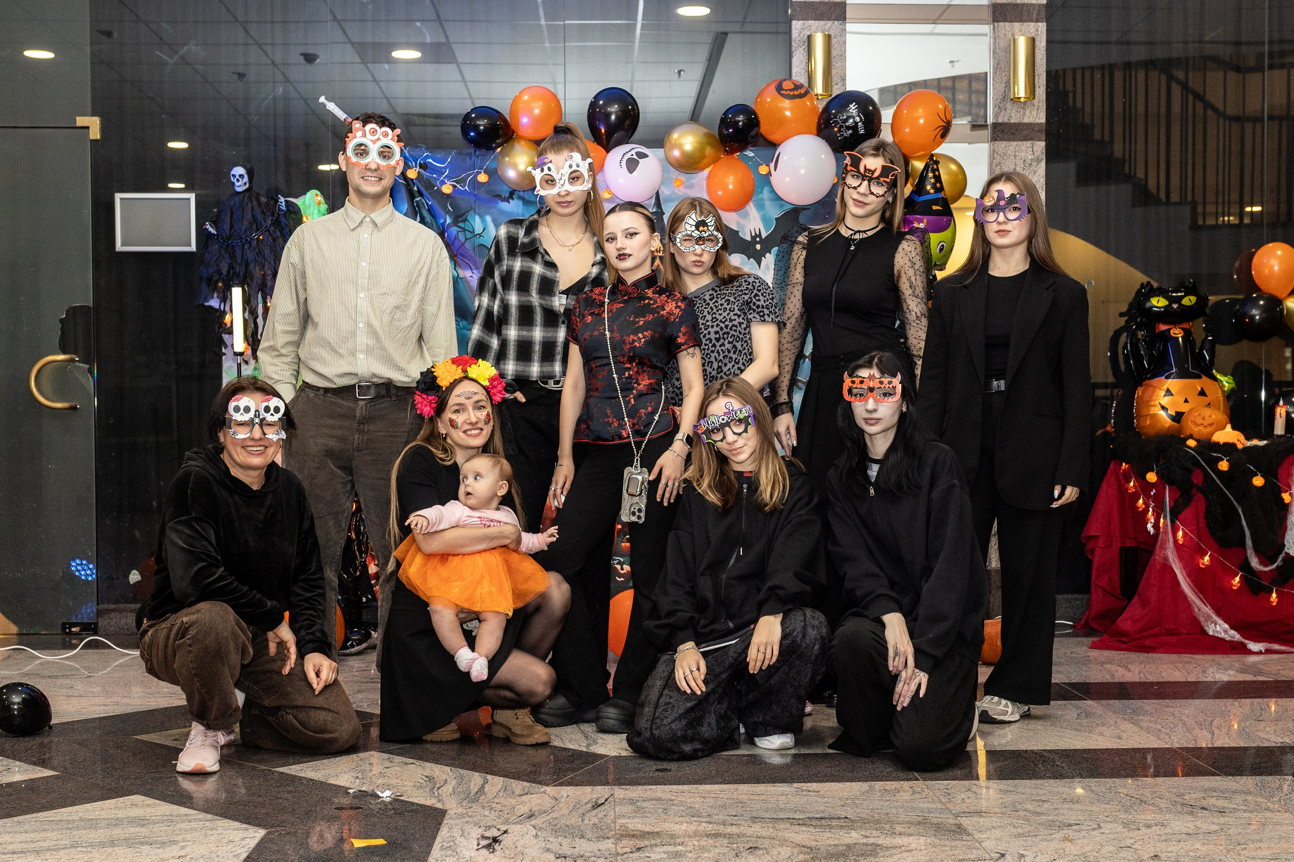 Leo dance studio Helloween 2025. Семейный и детский фотограф в Варшаве Мила Бобровская