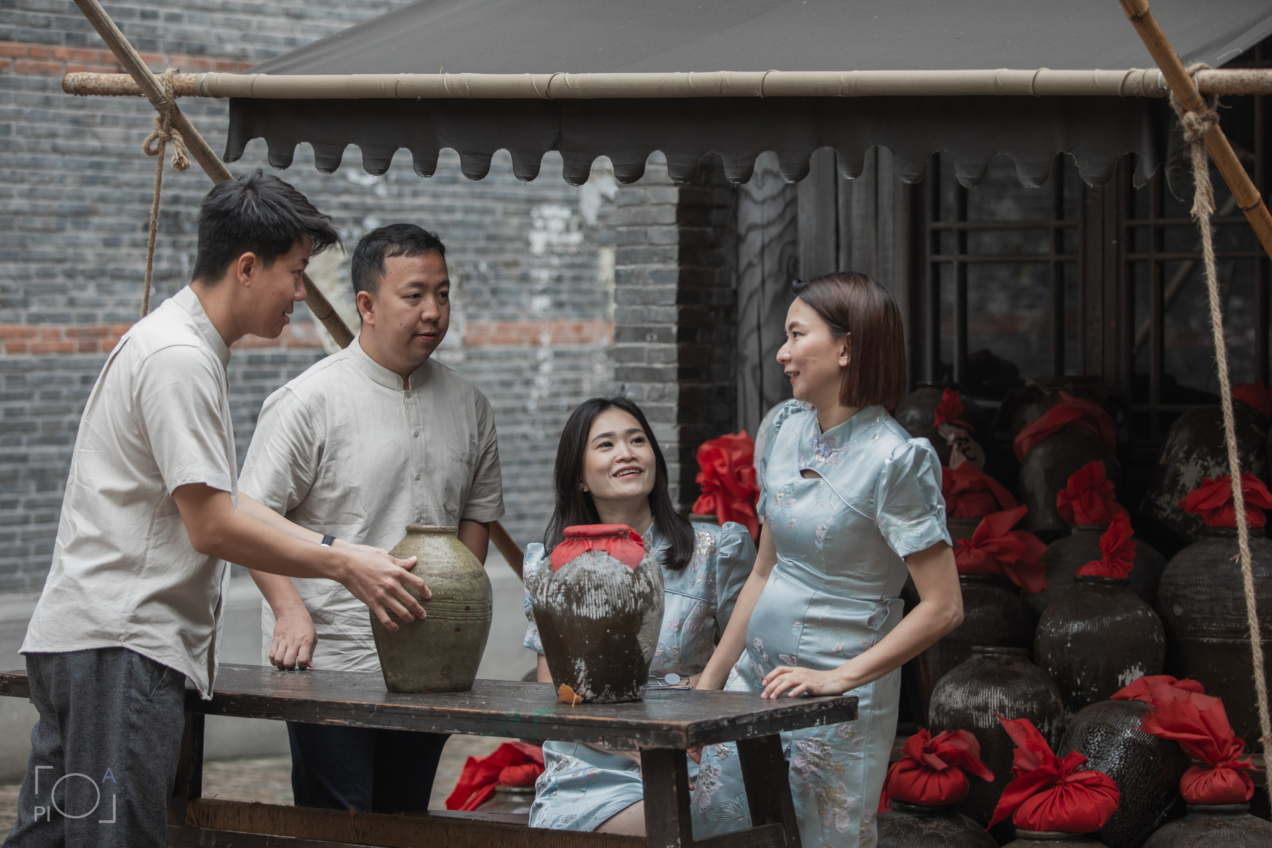 Семейная фотосессия в шанхайской киностудии. Photographer in Shanghai — Lola Pidluskaya