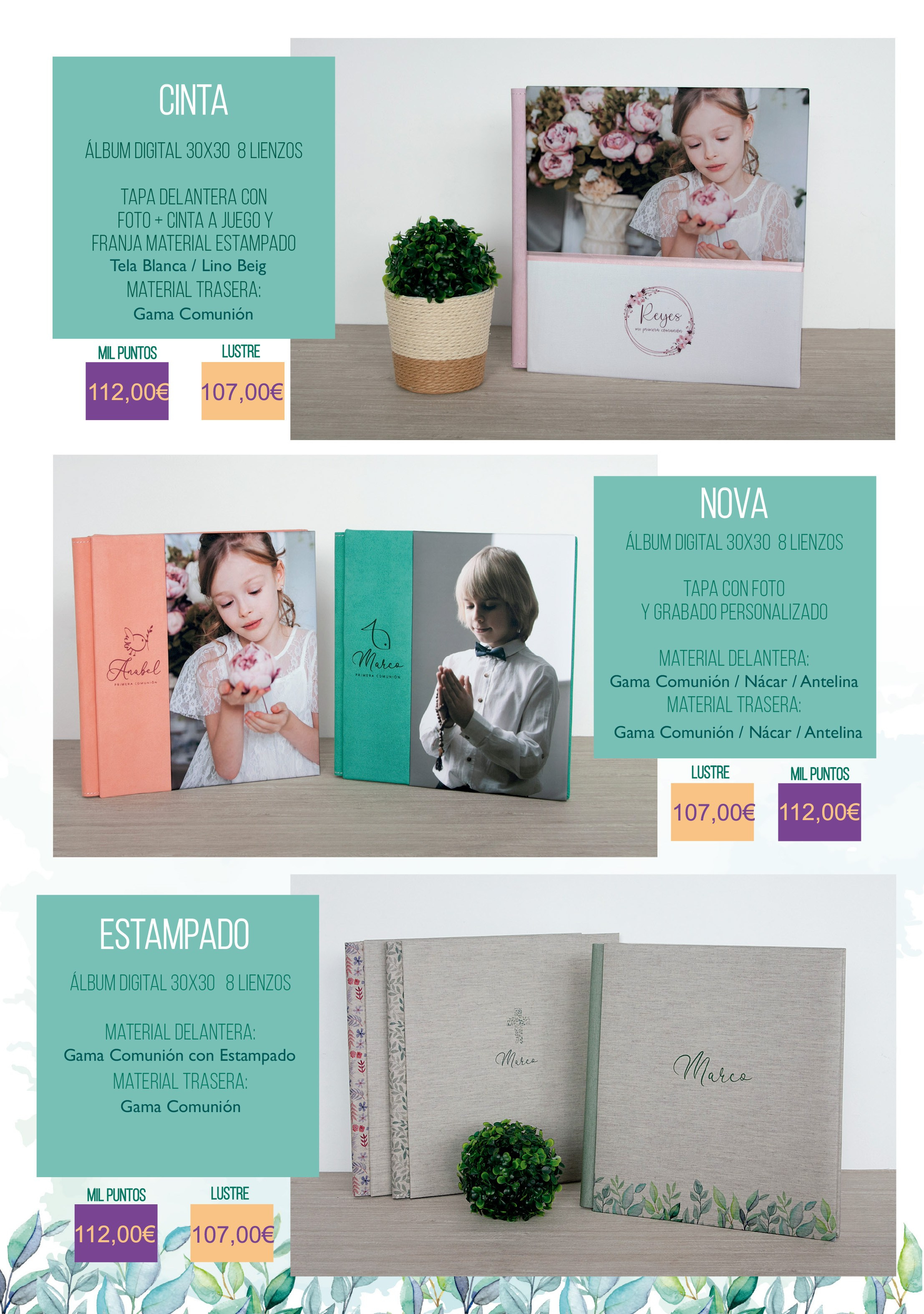 CatalogoComunion2026. Fotos con huella, fotografía de perros y mascotas en Sevilla