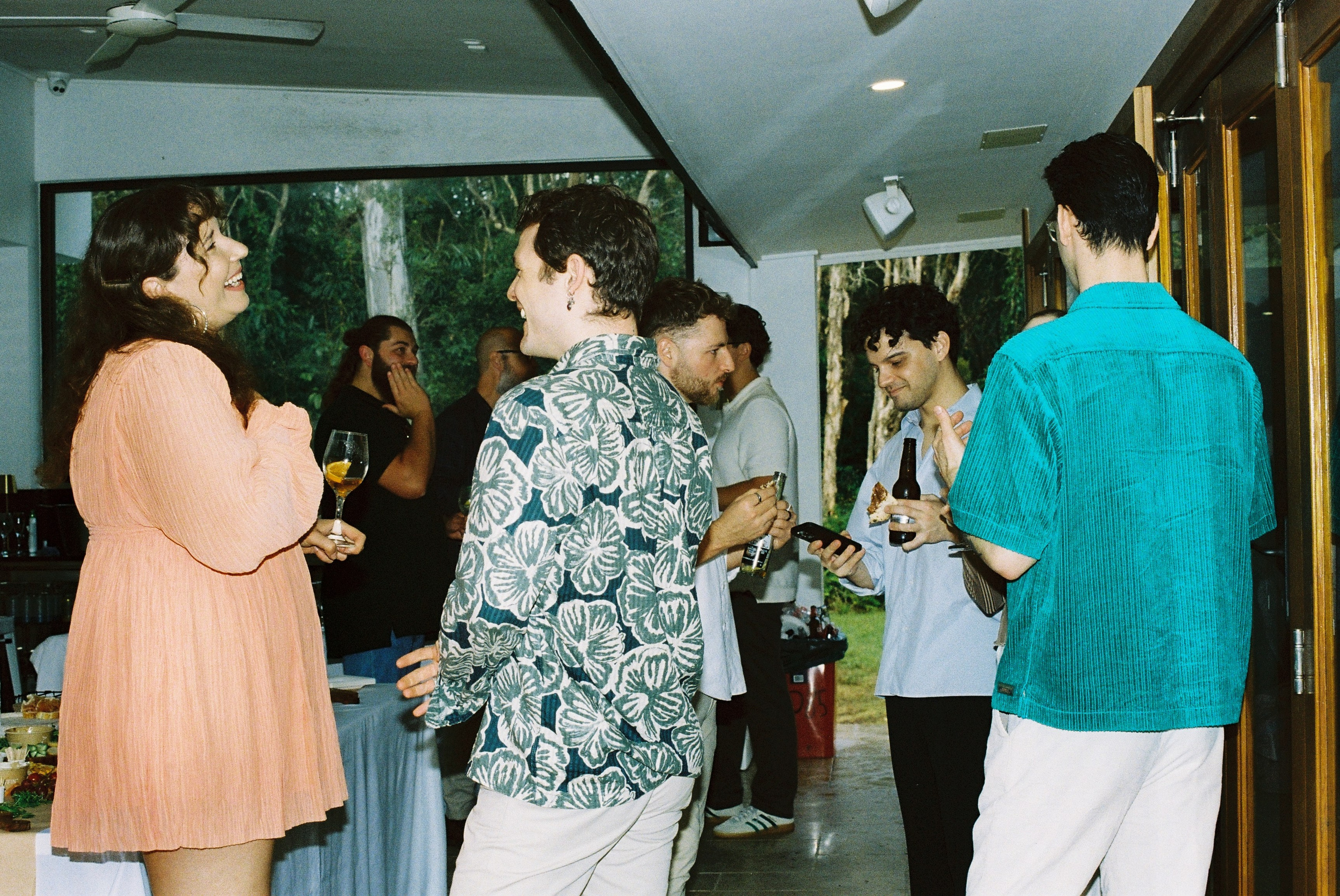 Engagement Party. Film portrait photographer