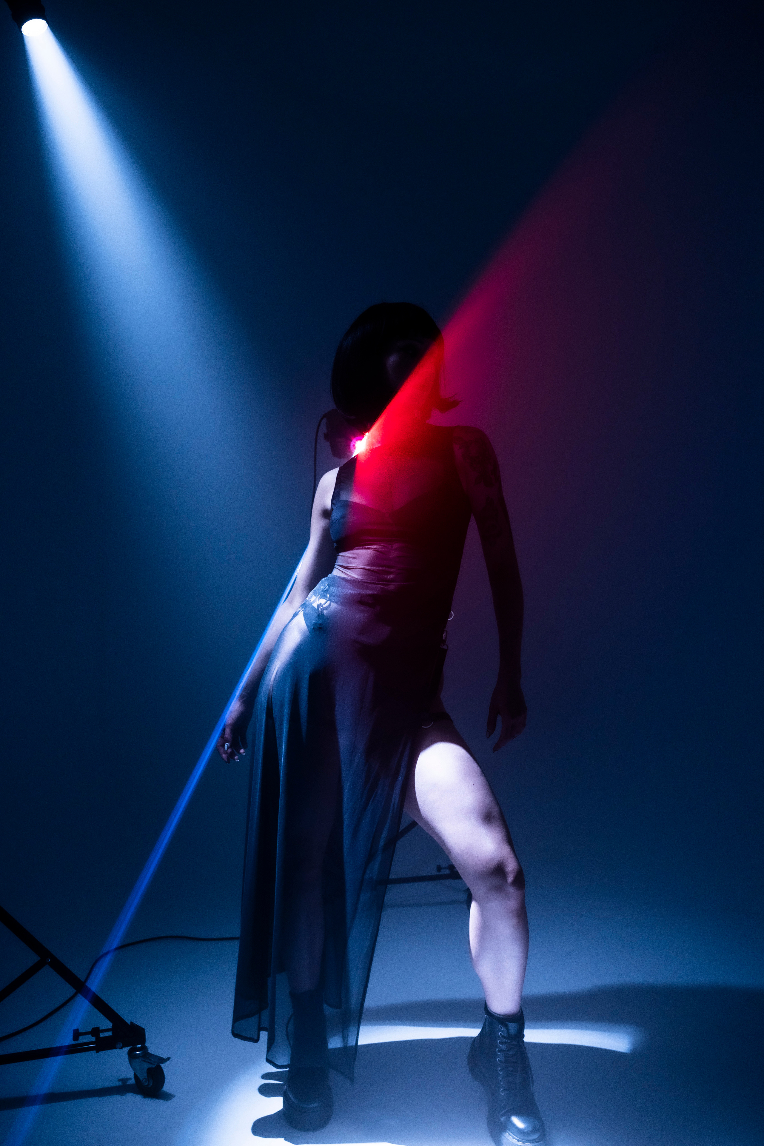 NEON BLADE. Anna Omni — concept photographer and digital artist in Riga, Latvia