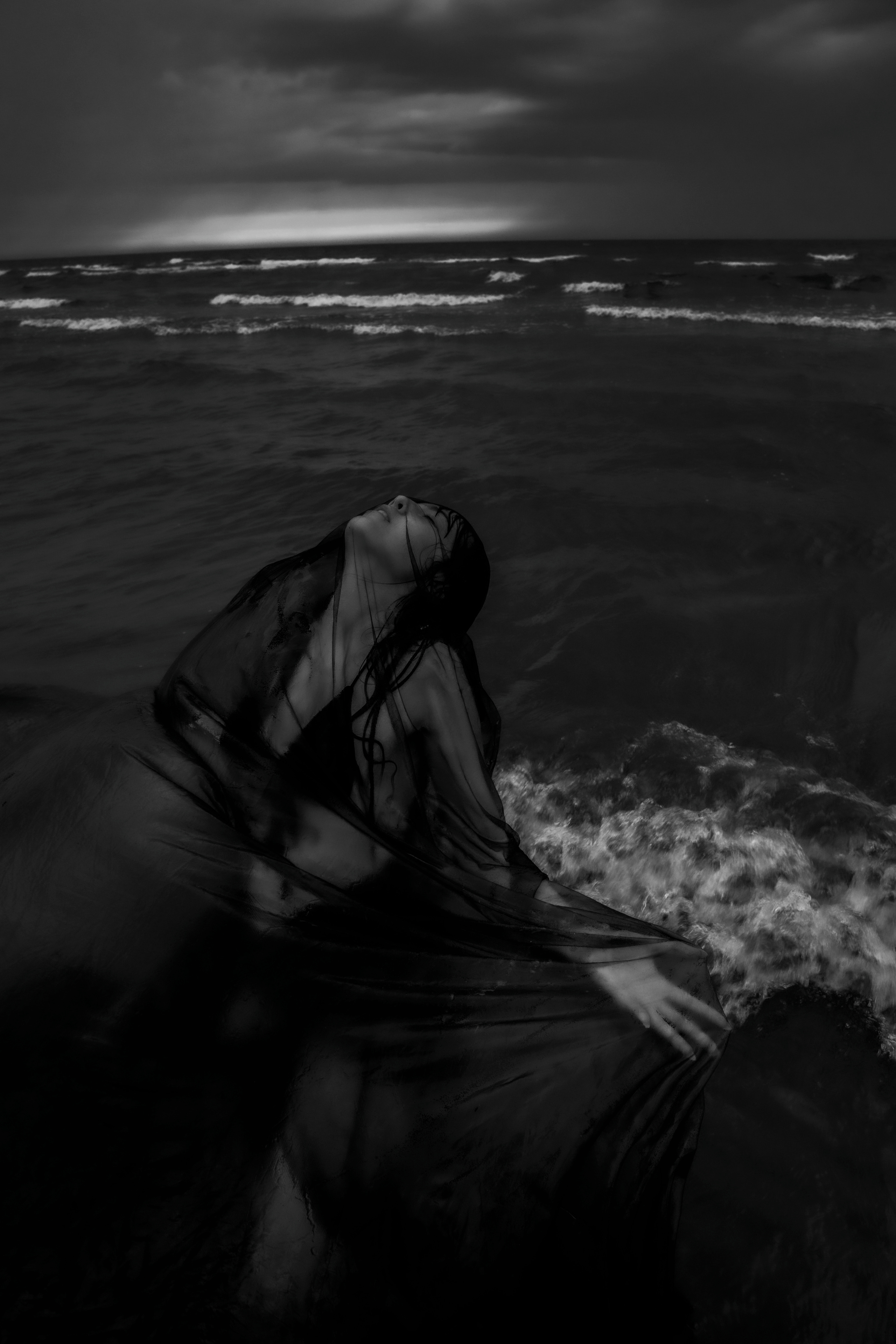 SEASIDE DRAMA. Anna Omni — concept photographer and digital artist in Riga, Latvia