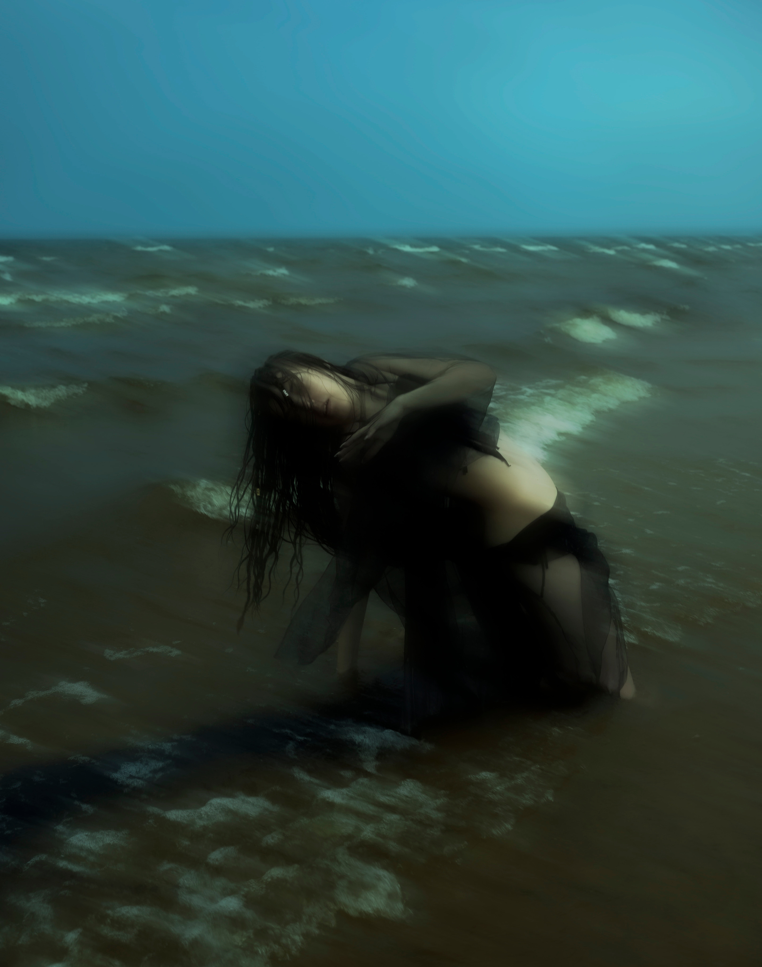 SEASIDE DRAMA. Anna Omni — concept photographer and digital artist in Riga, Latvia