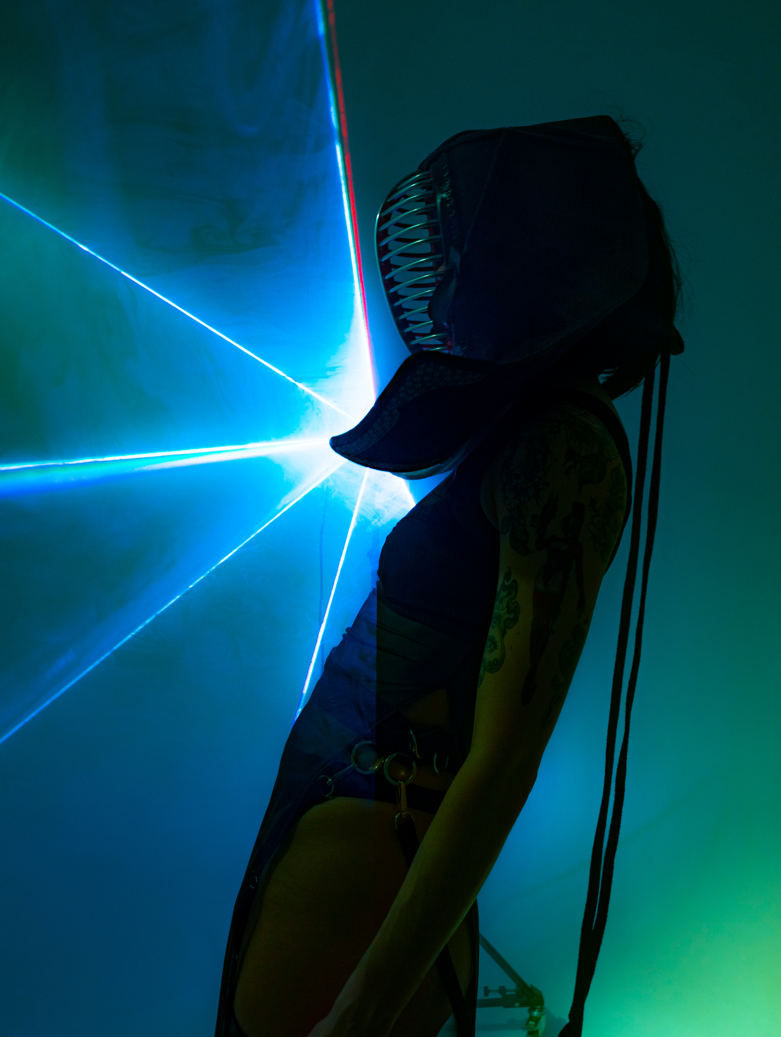 NEON BLADE. Anna Omni — concept photographer and digital artist in Riga, Latvia