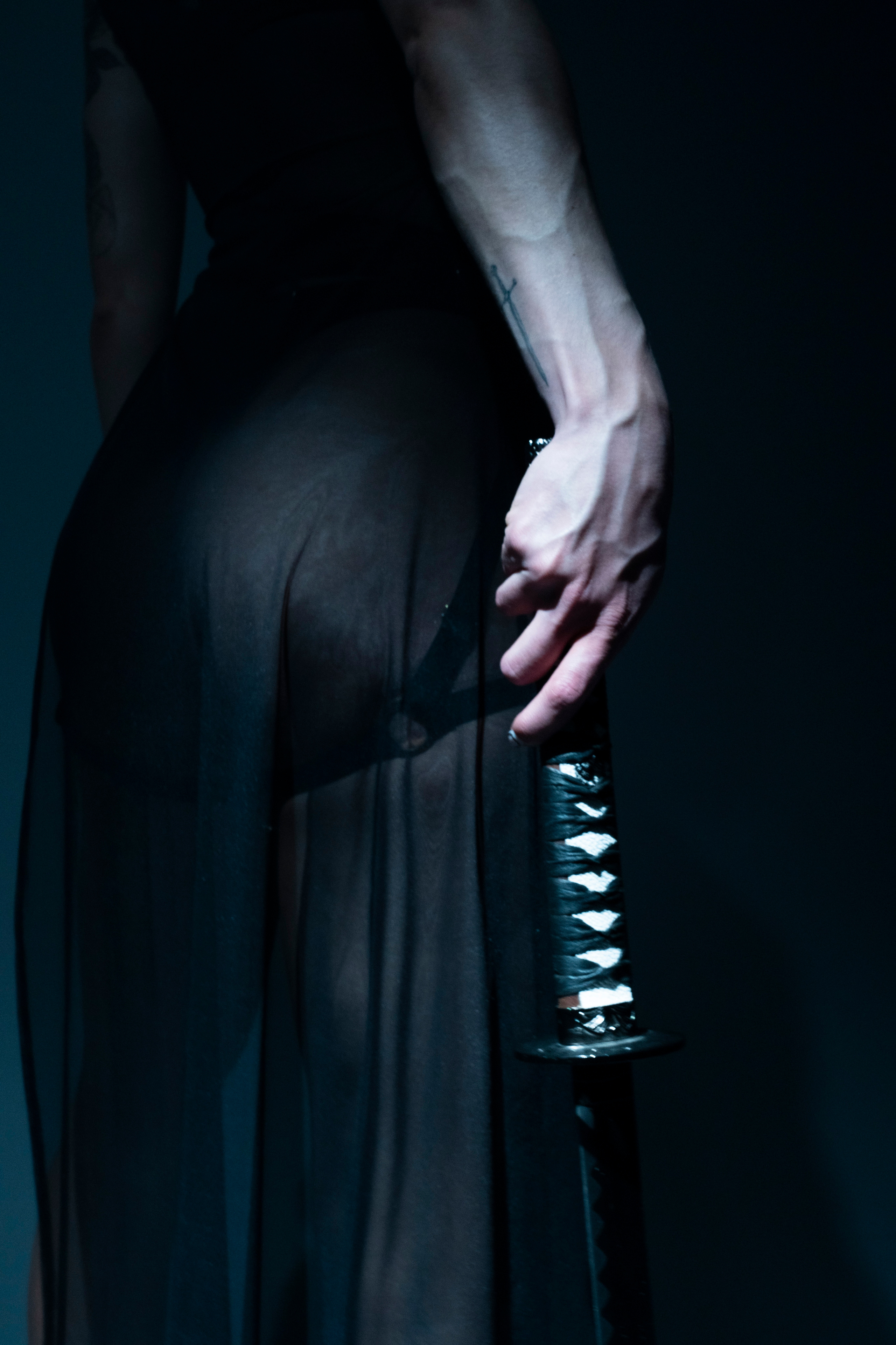 NEON BLADE. Anna Omni — concept photographer and digital artist in Riga, Latvia