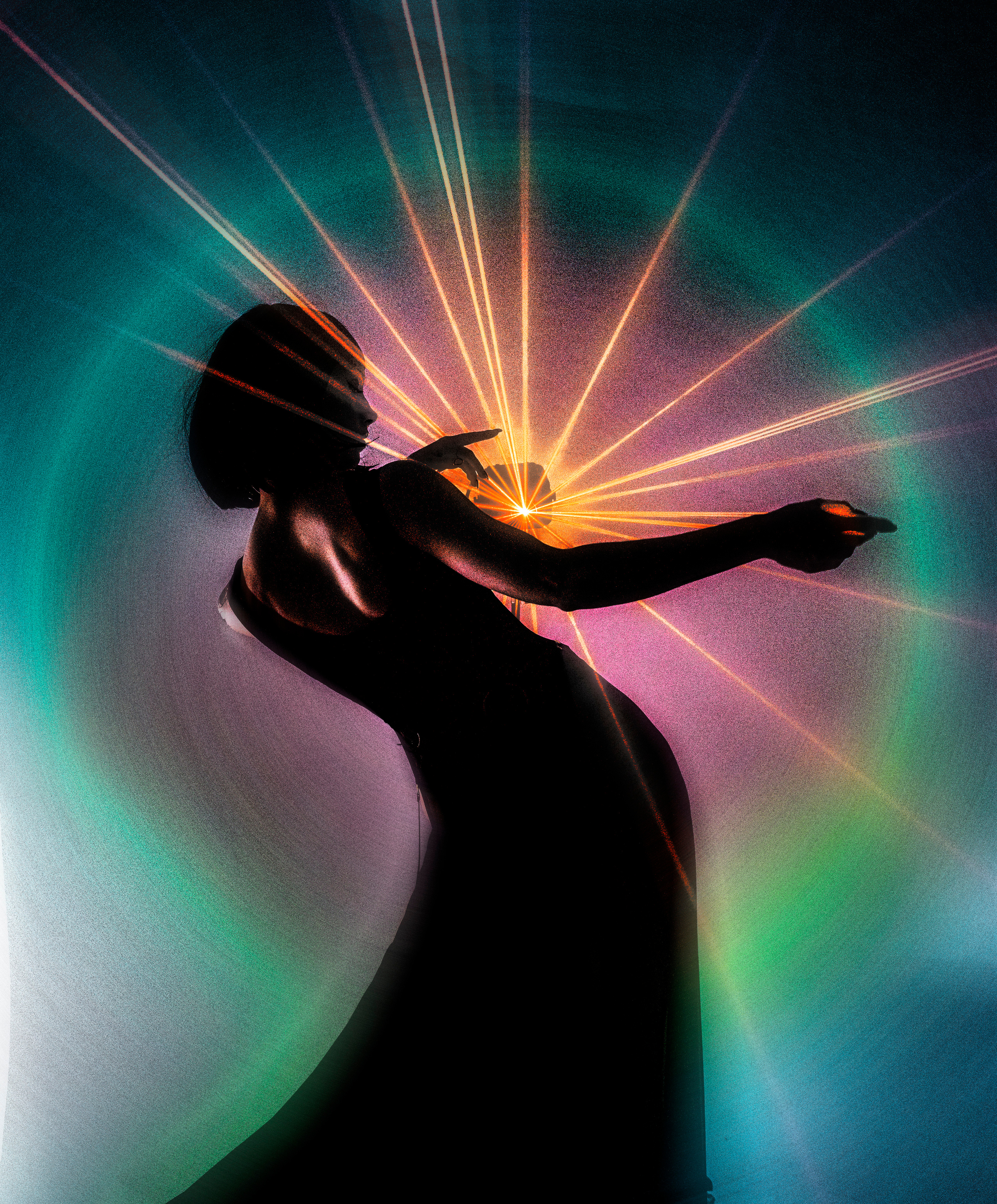 NEON BLADE. Anna Omni — concept photographer and digital artist in Riga, Latvia