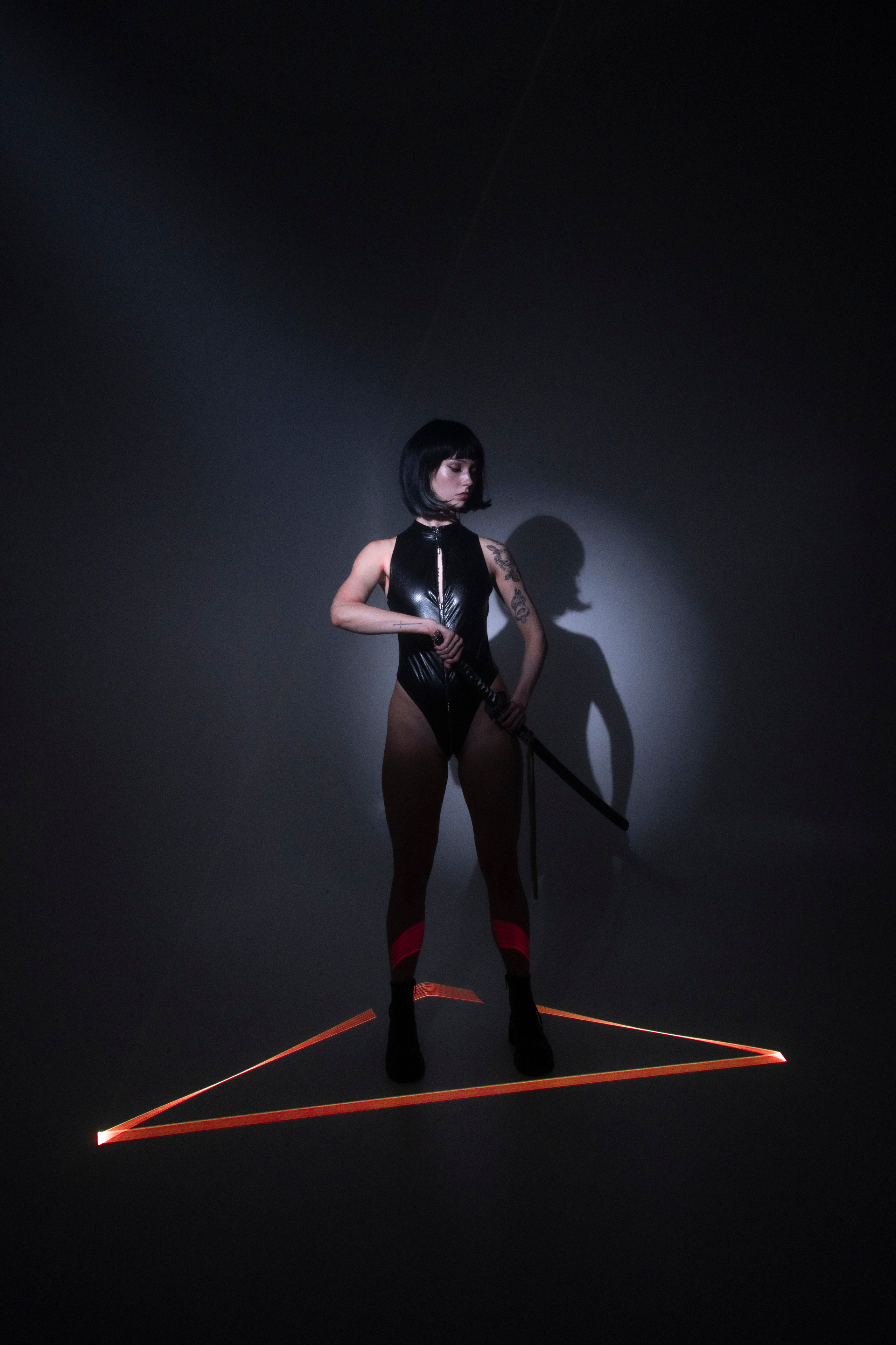 NEON BLADE. Anna Omni — concept photographer and digital artist in Riga, Latvia