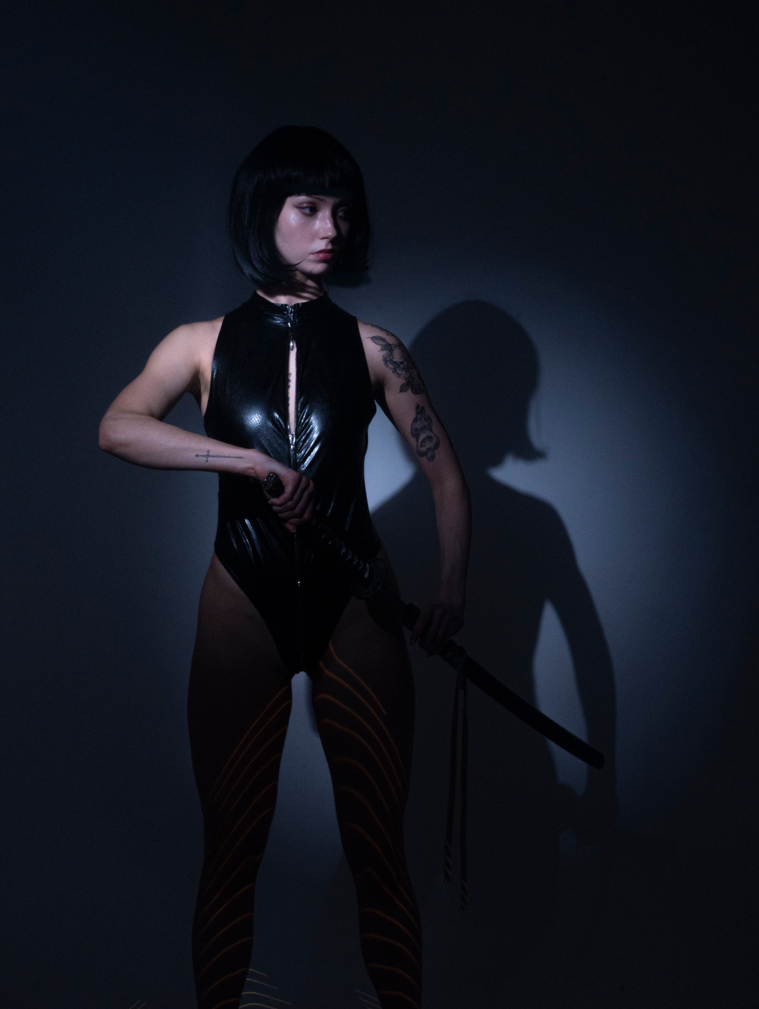 NEON BLADE. Anna Omni — concept photographer and digital artist in Riga, Latvia