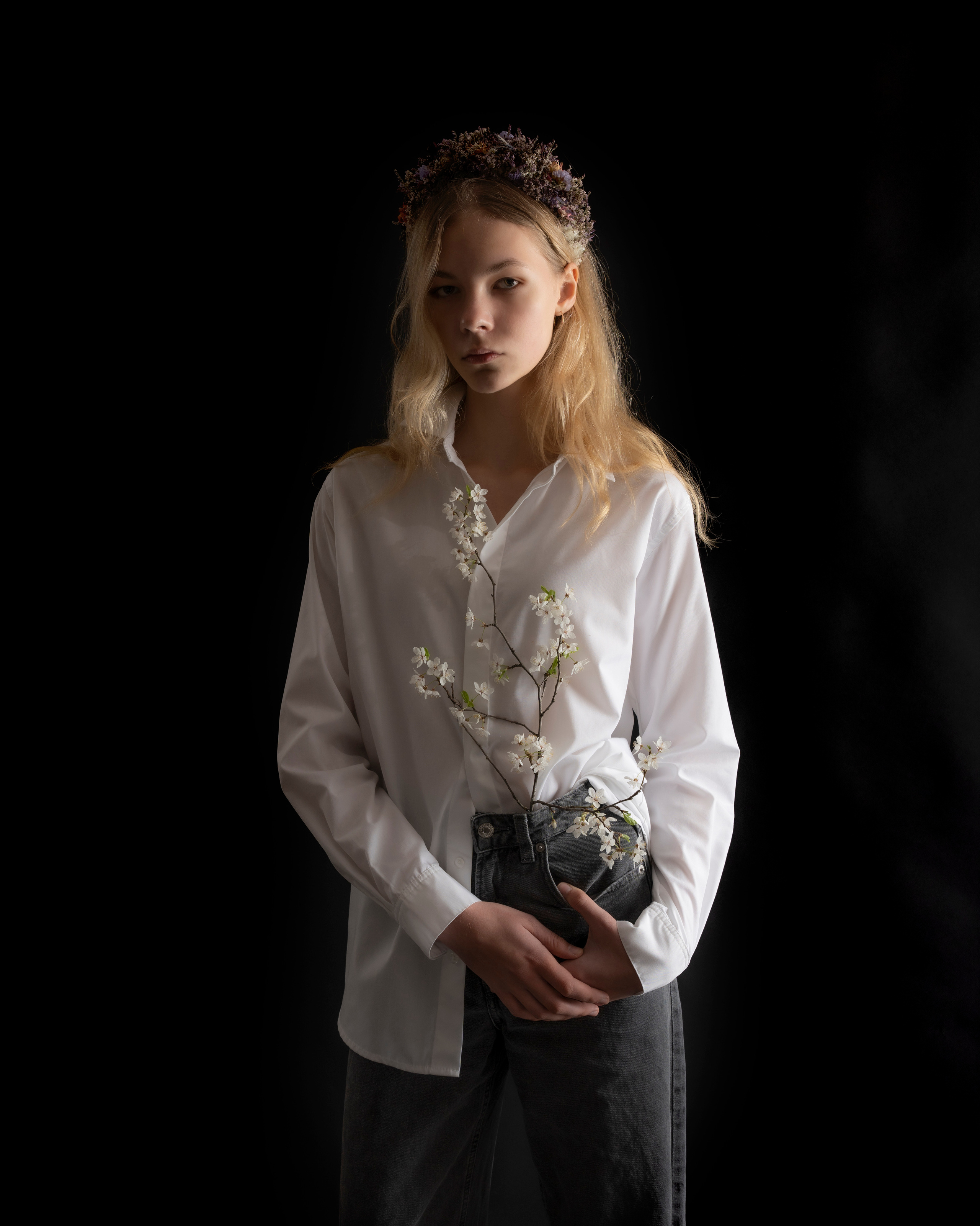 “HK FLOWERZ” FLOWER CAMPAIGN. Anna Omni — concept photographer and digital artist in Riga, Latvia