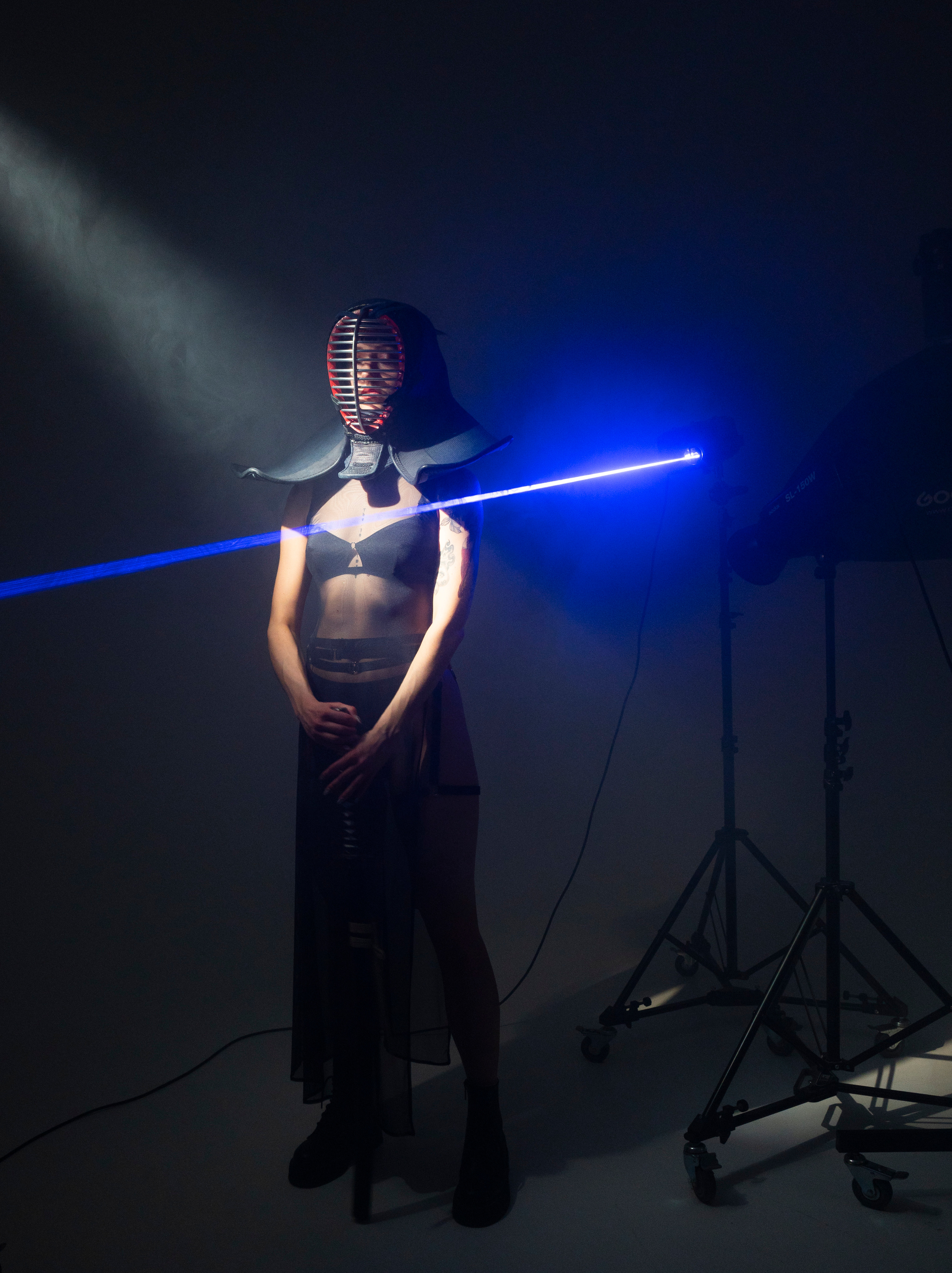 NEON BLADE. Anna Omni — concept photographer and digital artist in Riga, Latvia