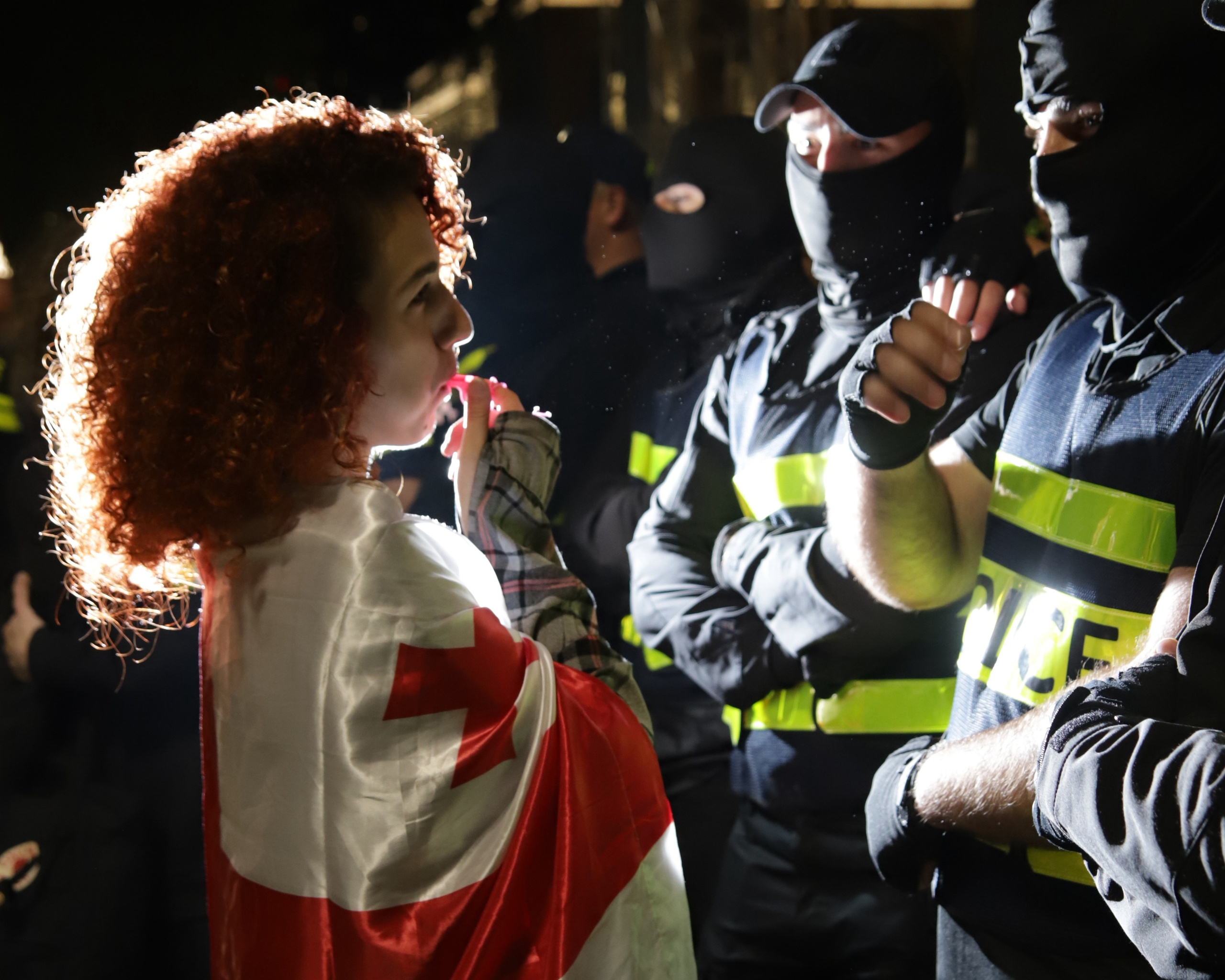 Tbilisi Protests. Sasha Chaika