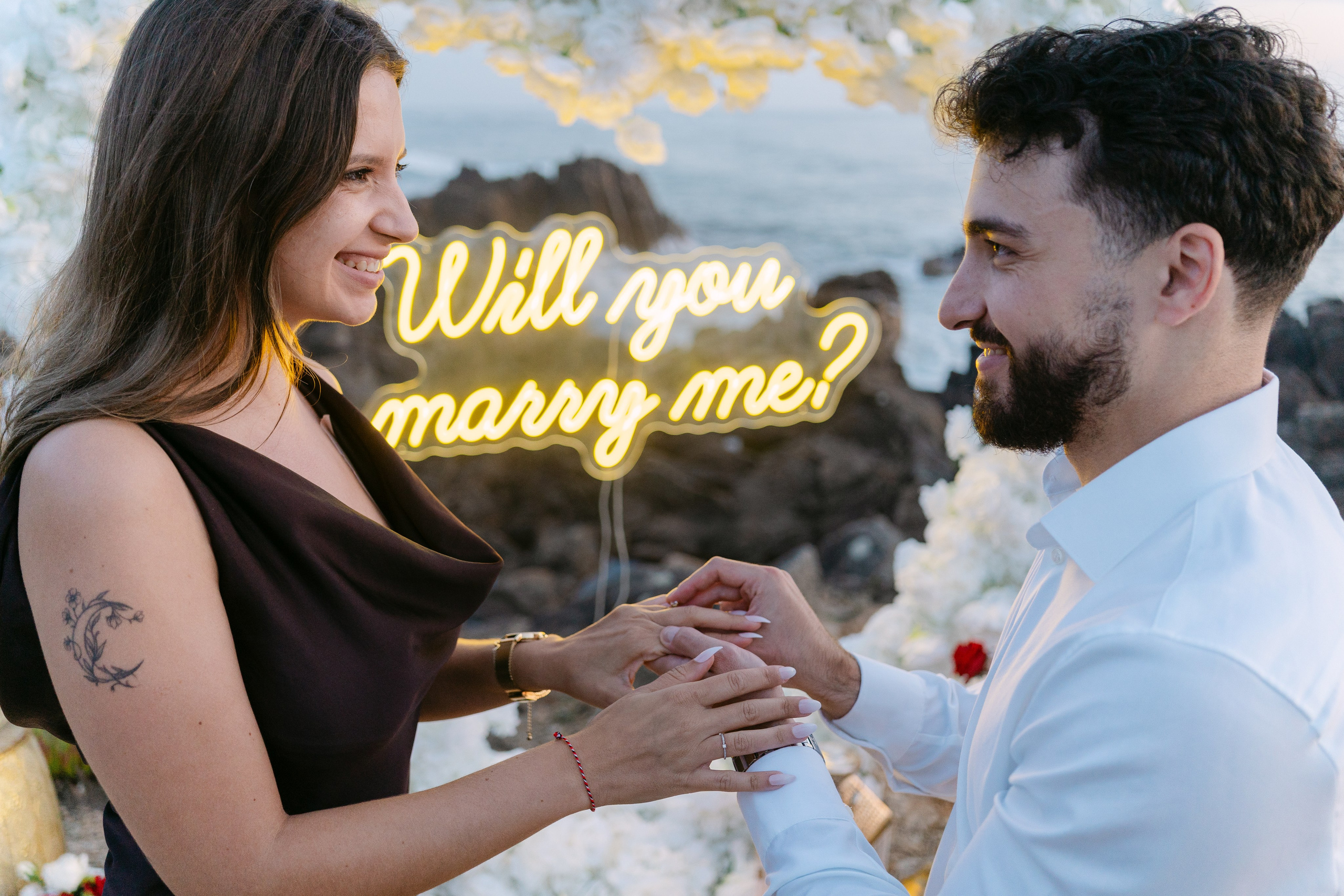 Wedding Proposal at the Beach. Davi Valente