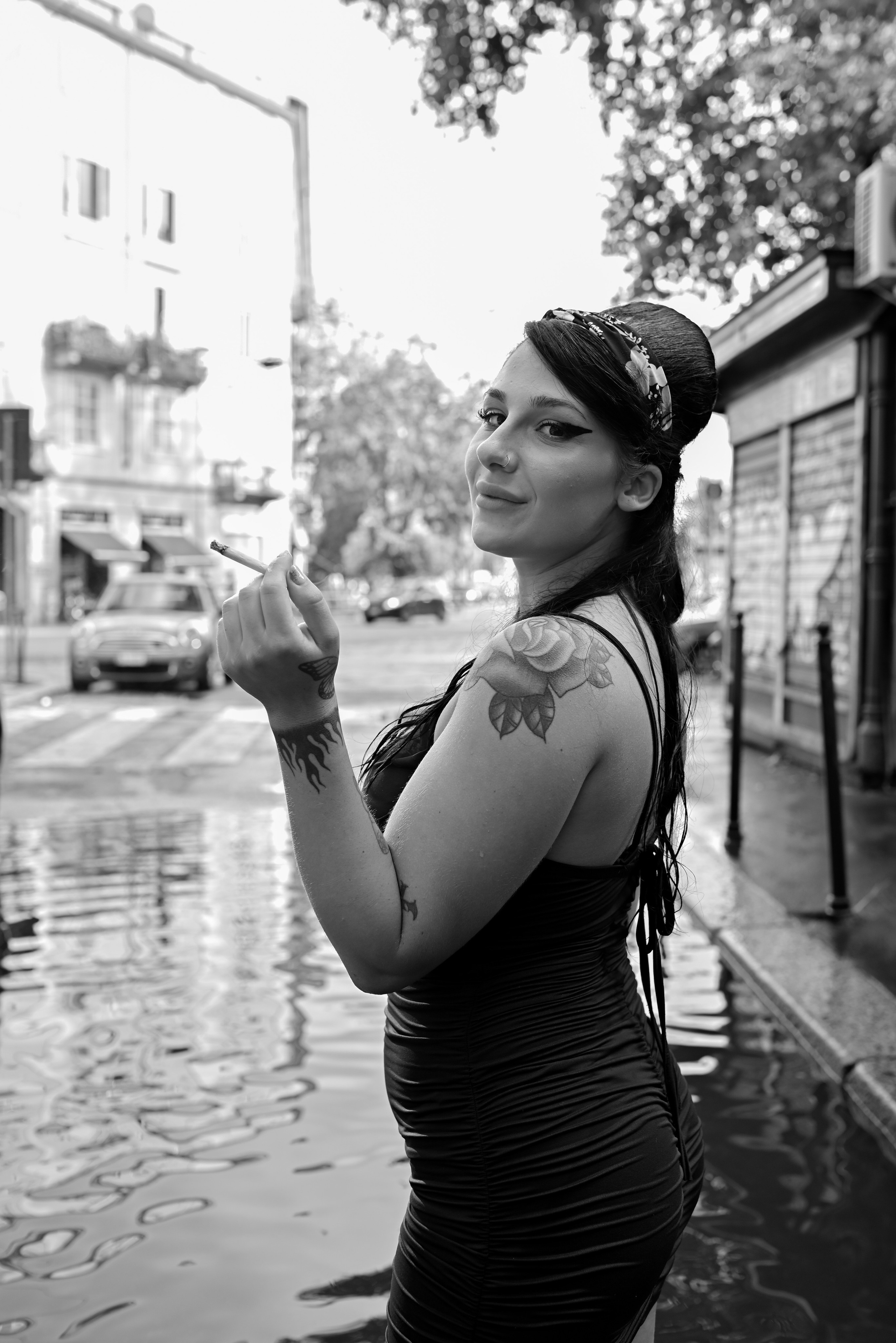 Scatti per far andare l’acqua di traverso all’ex