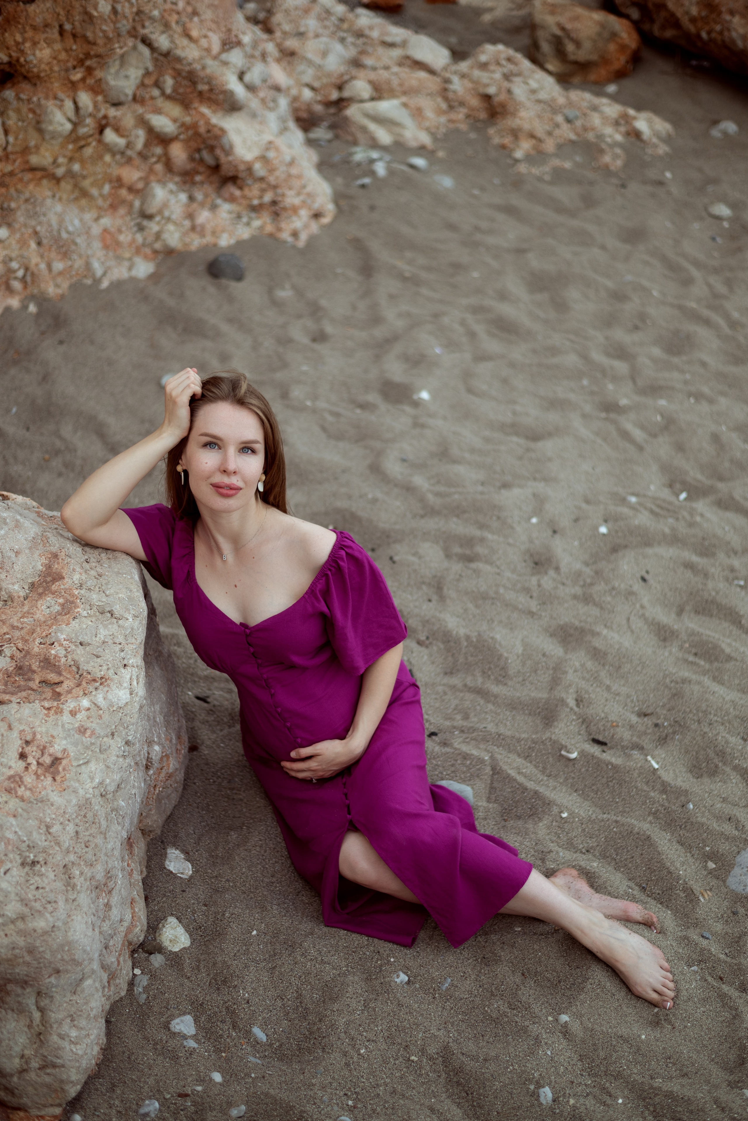 Фотосессия на диком пляже в Кемере. Фотограф Анталия, Кемер, Белек, Сиде Дарья Кая