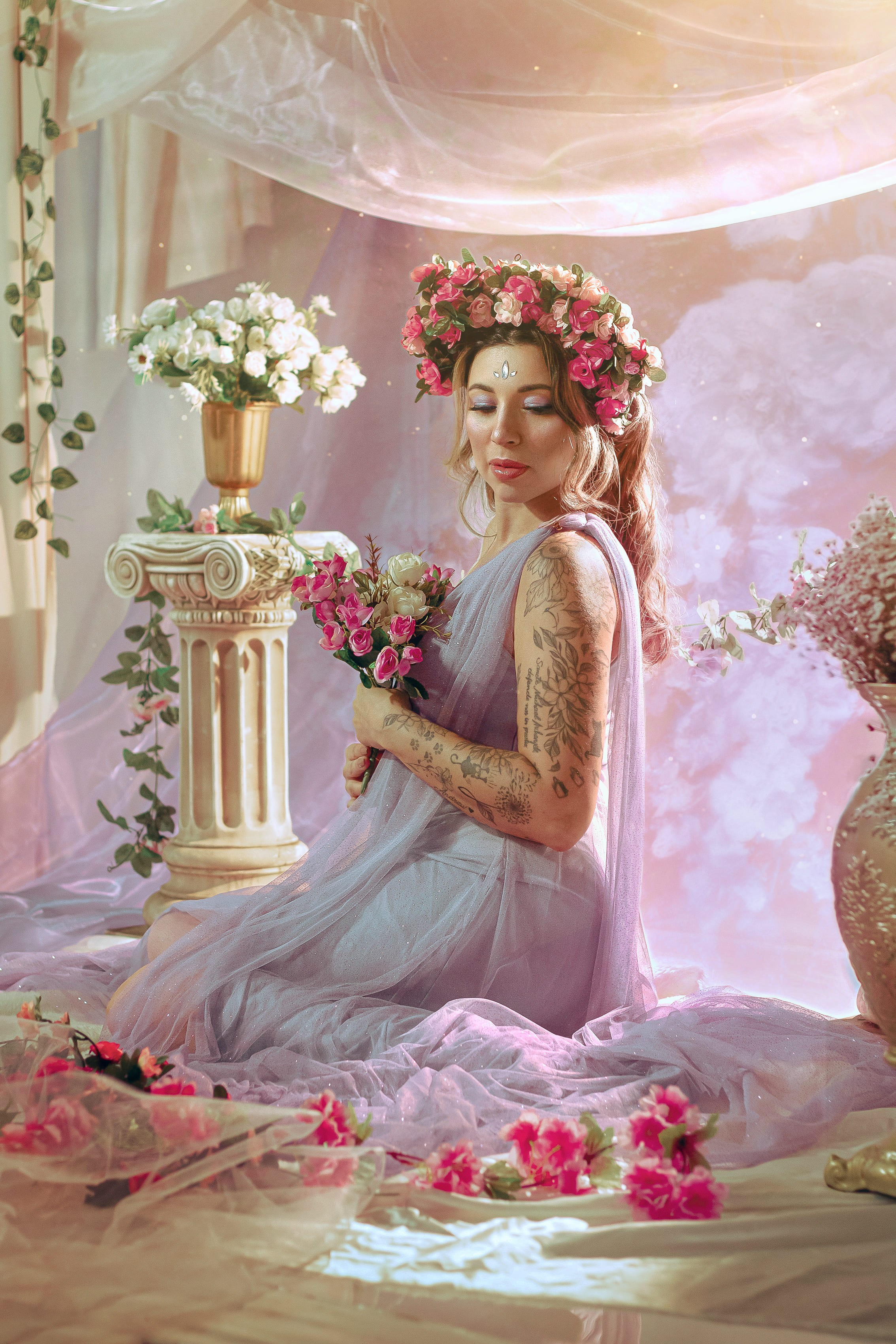 Ensaio Fine Art em Estúdio | Estilo Renascentista. Fotógrafa em são paulo — Fotos Autênticas