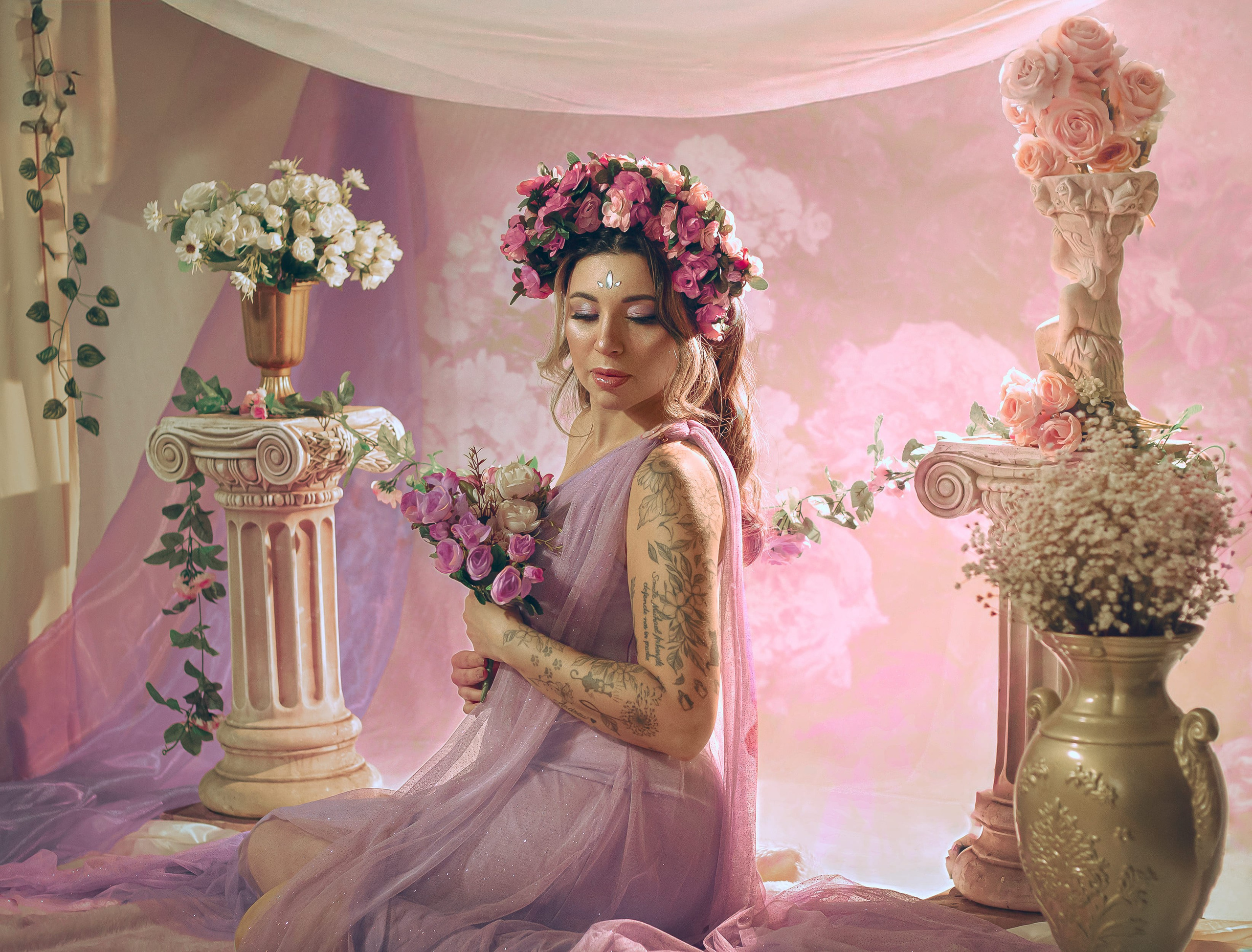 Ensaio Fine Art em Estúdio | Estilo Renascentista. Fotógrafa em são paulo — Fotos Autênticas