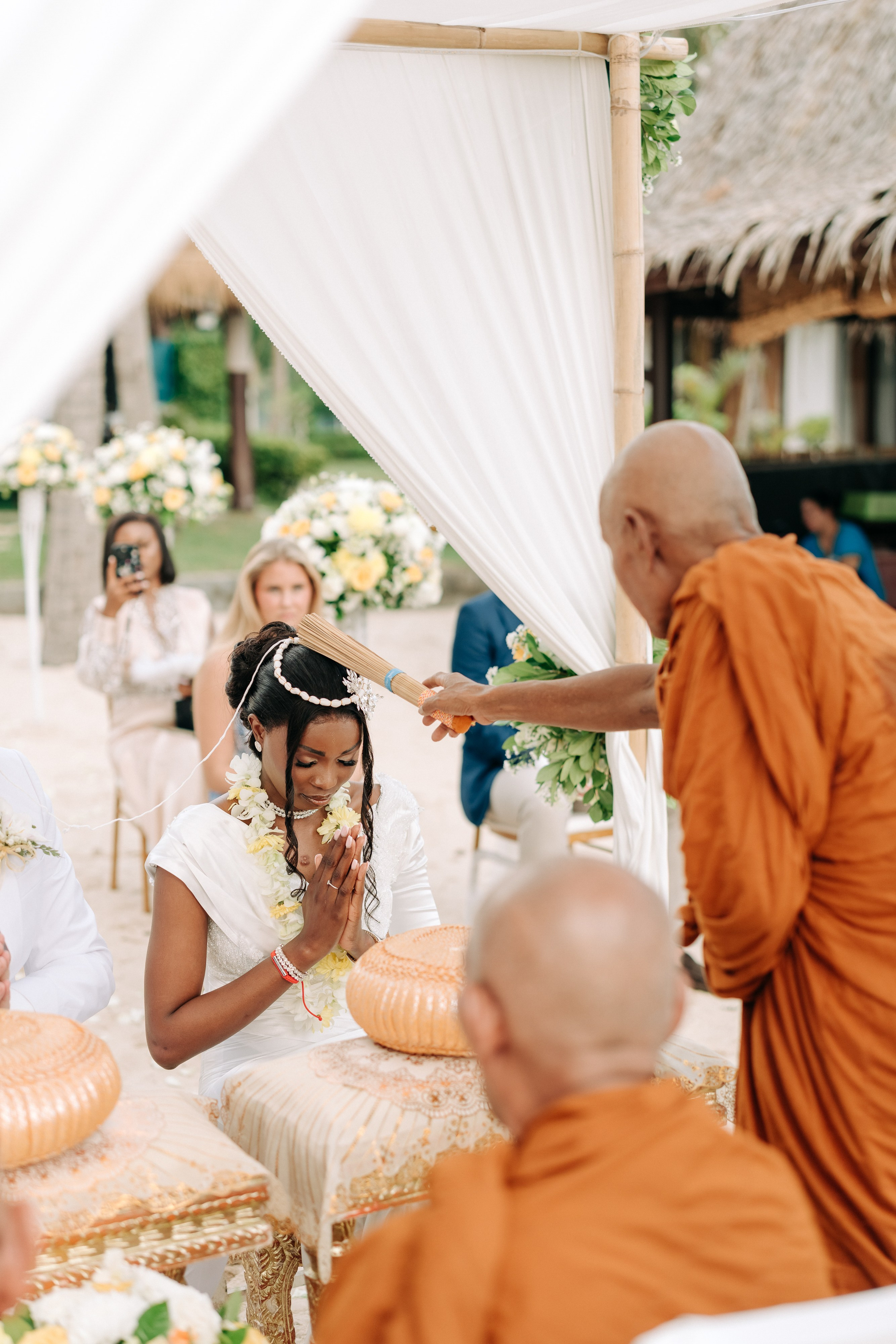 Photo. Буддийская свадебная церемония на Самуи, Таиланд