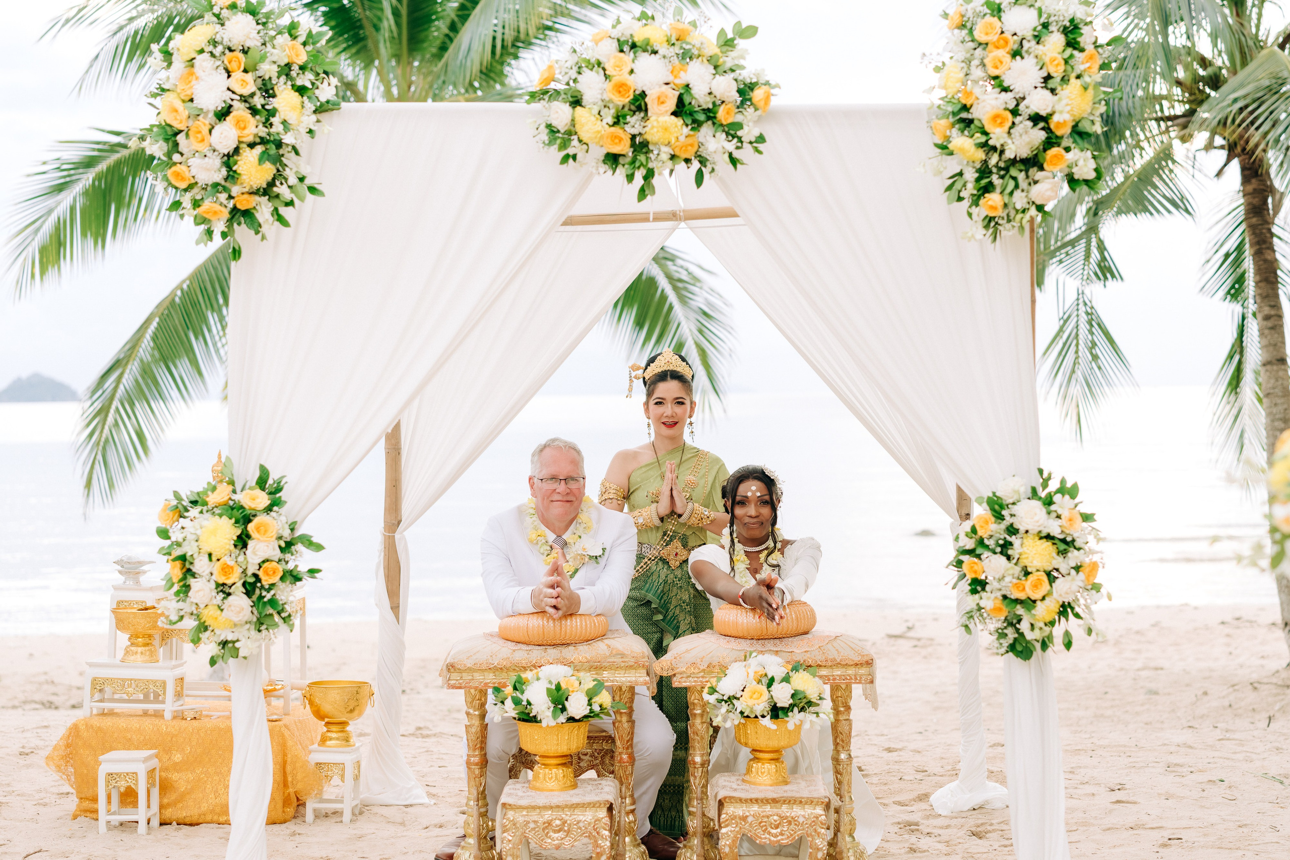 GRACE & MARTIN. Буддийская свадебная церемония на Самуи, Таиланд