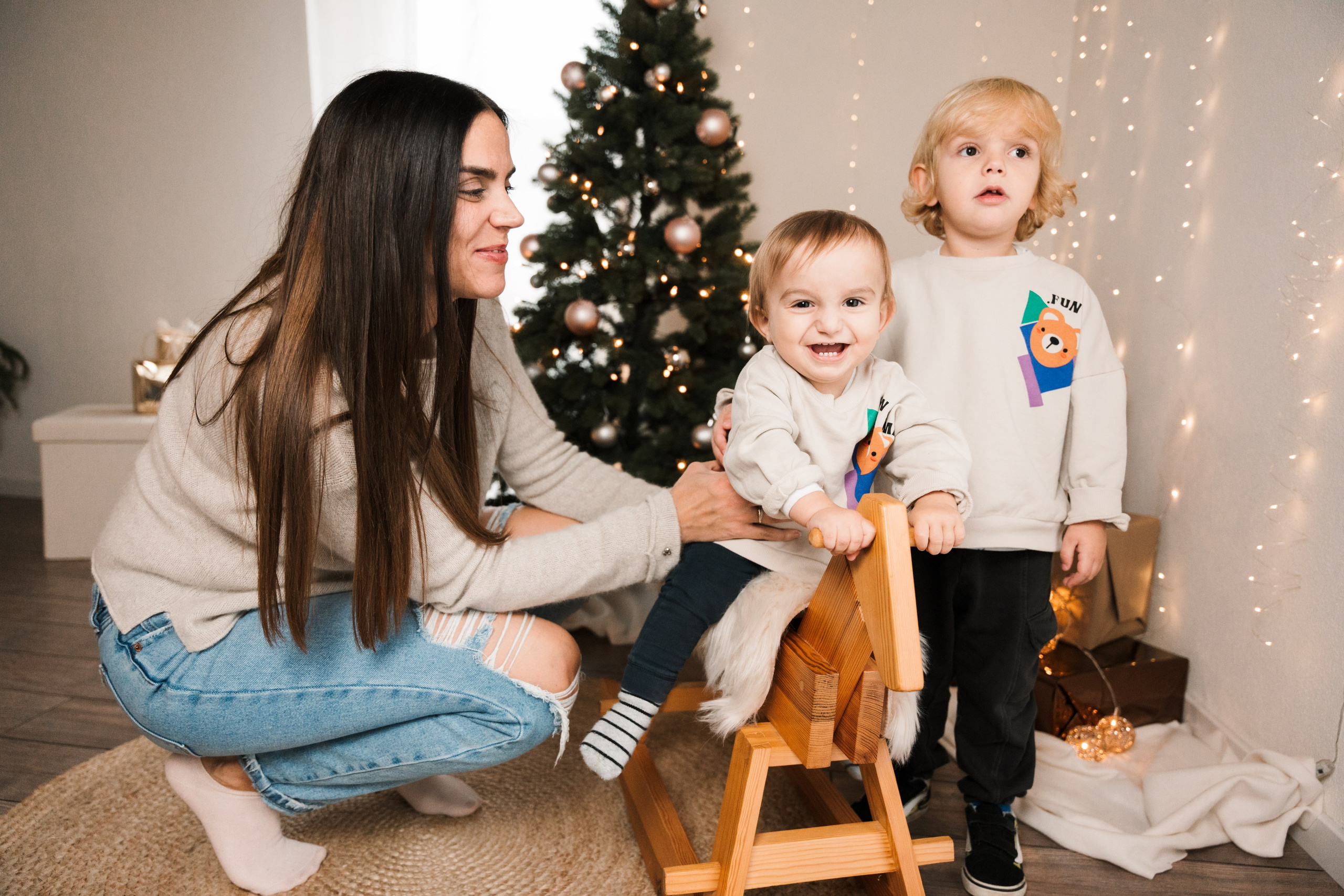 Christmas Studio Photoshoot. Elena Seewald