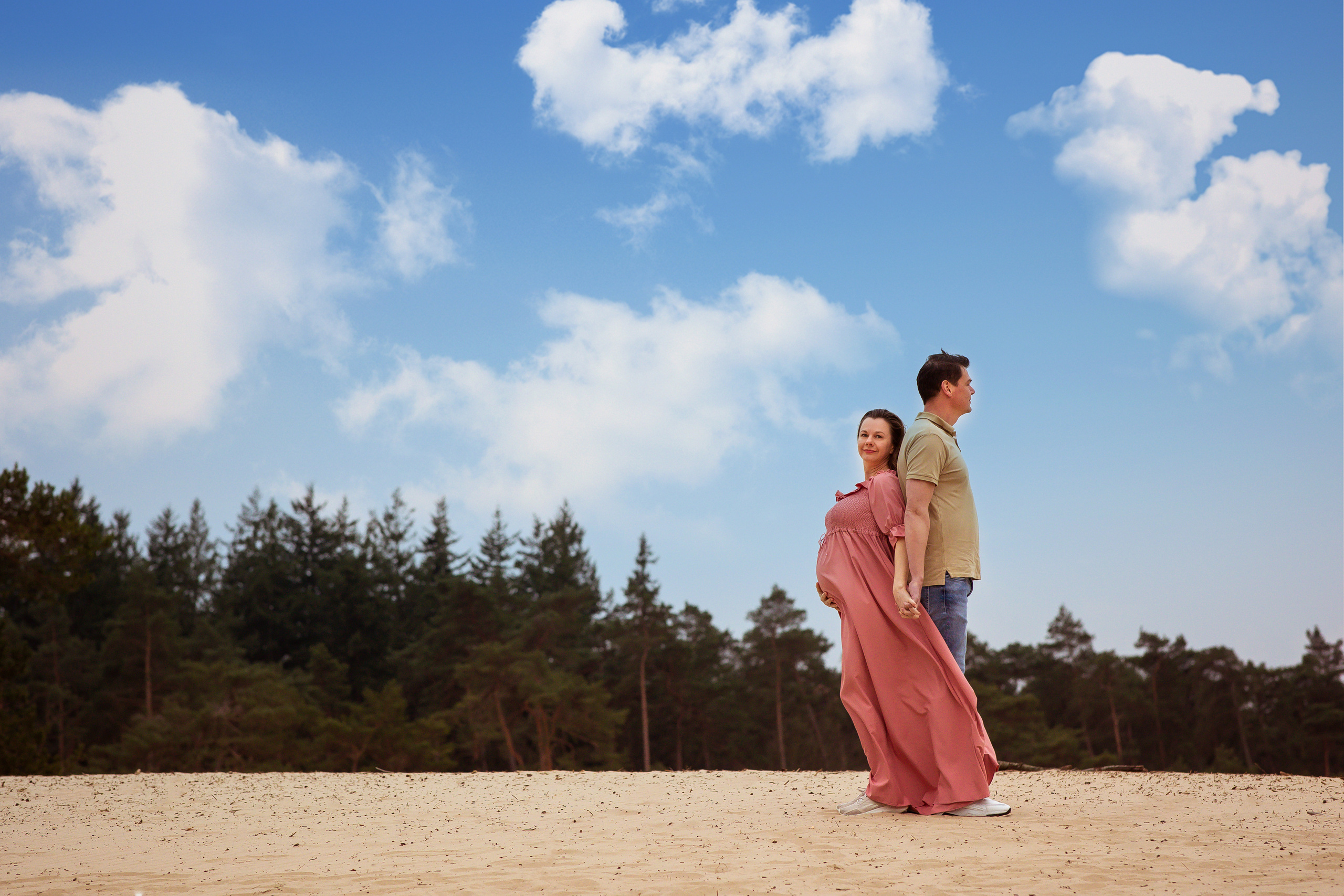 Twee harten, één toekomst – zwangerschapsfotoshoot met partner
