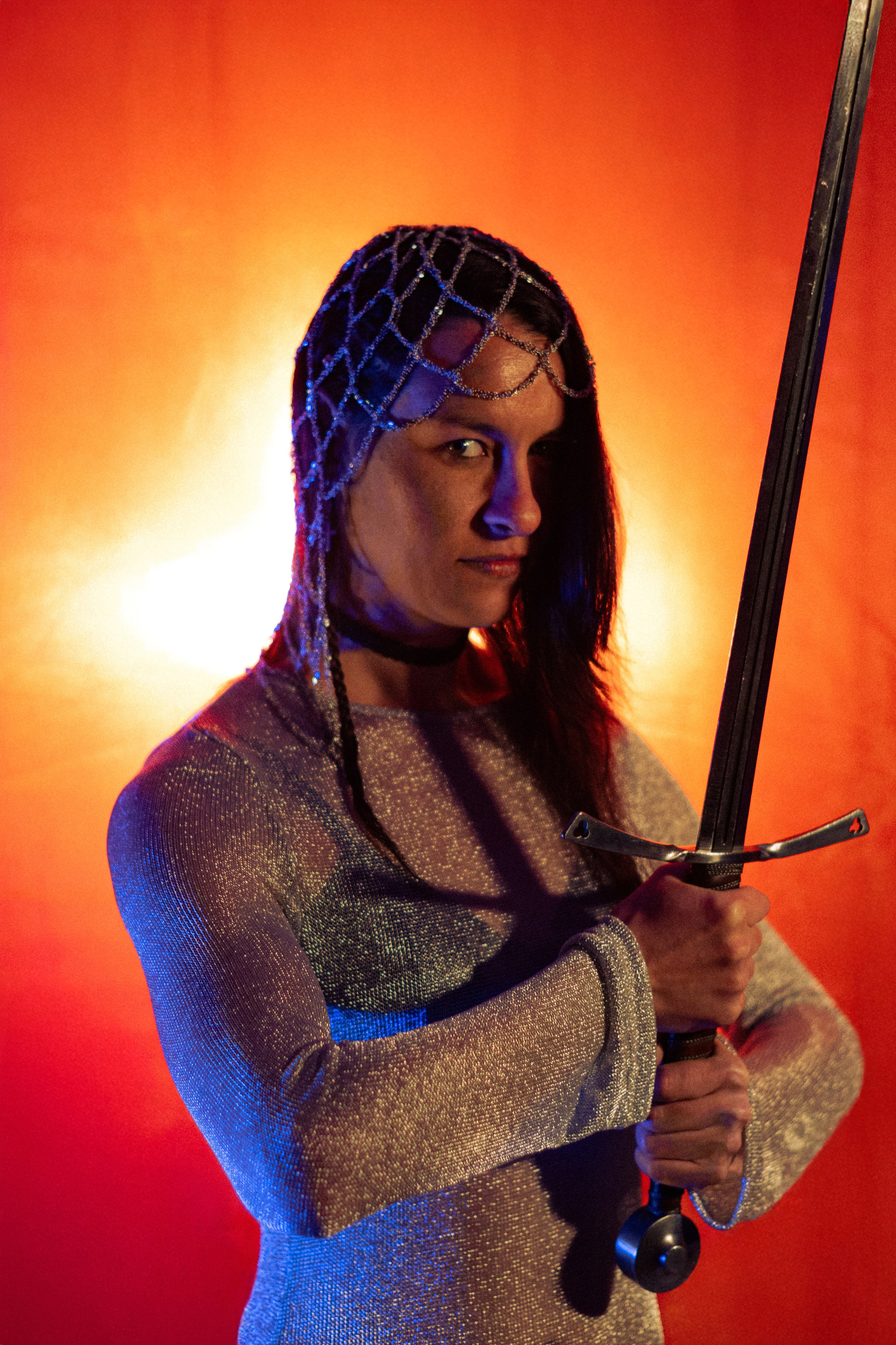 Zarina the Knight of Fire and Ice. Photographer in Greece Kristina