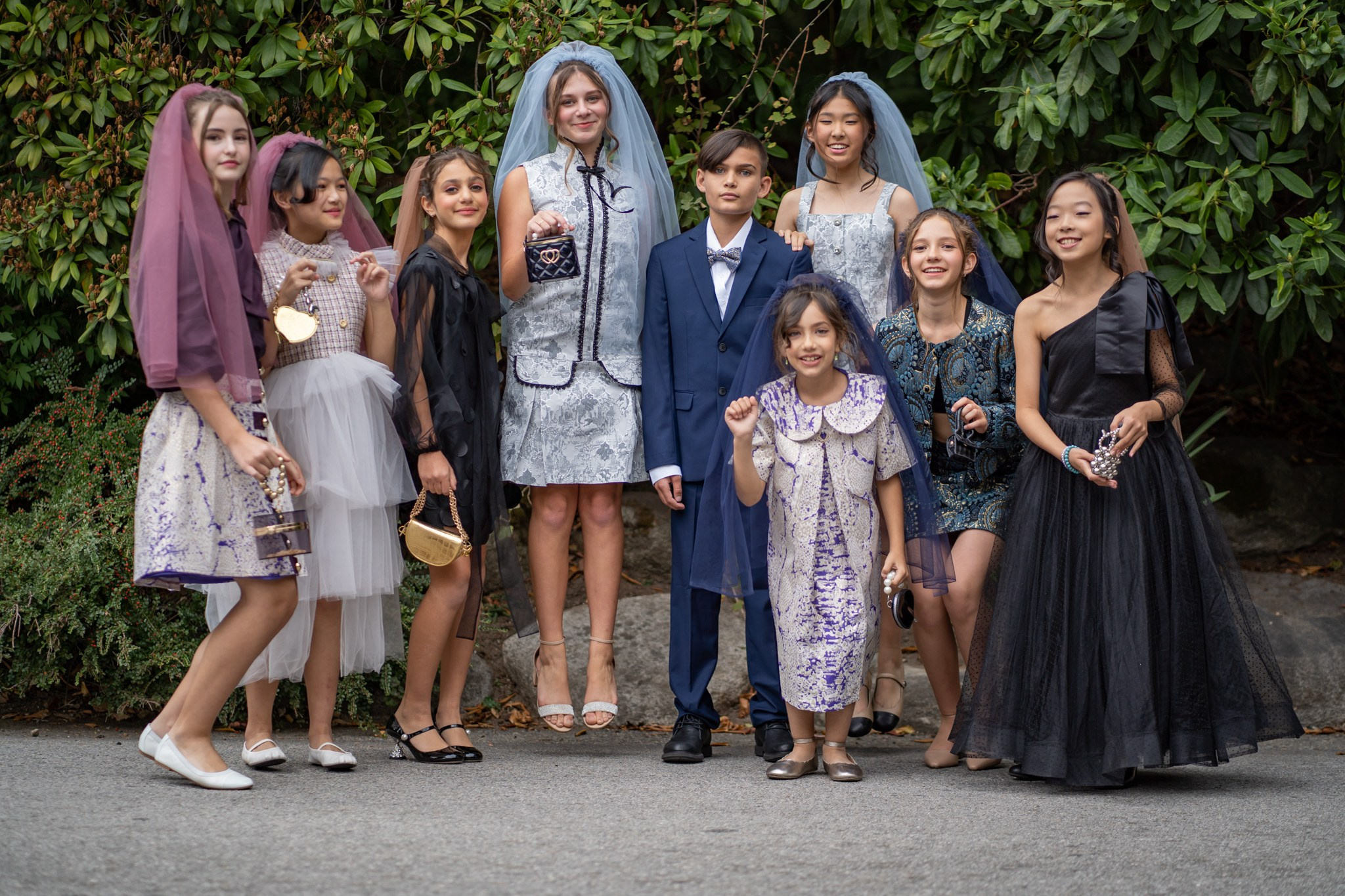 The blooms outdoor. Vancouver Kids Photographer