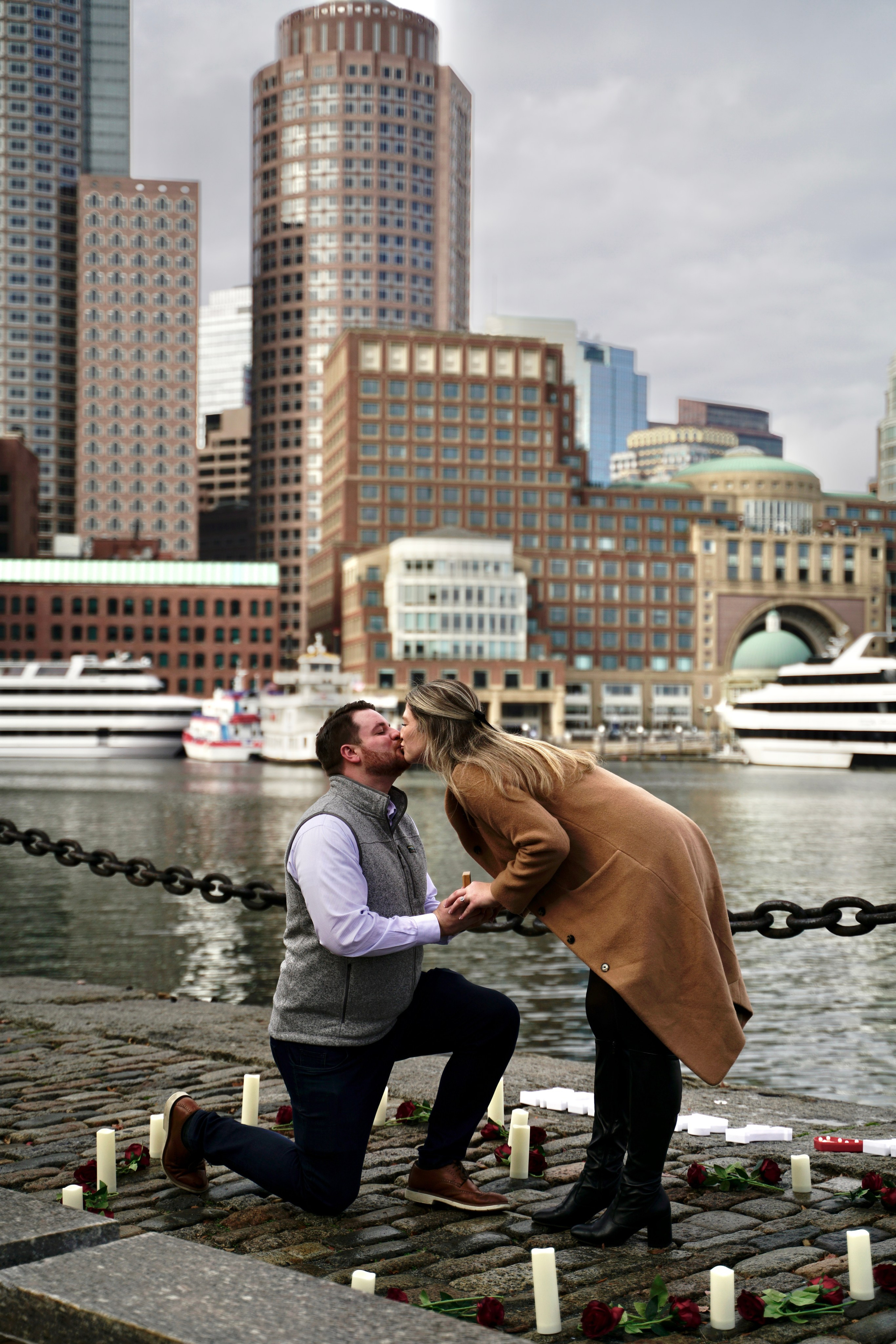 Charles and Helen at Seaport. Stefanovich Photography | Boston, MA