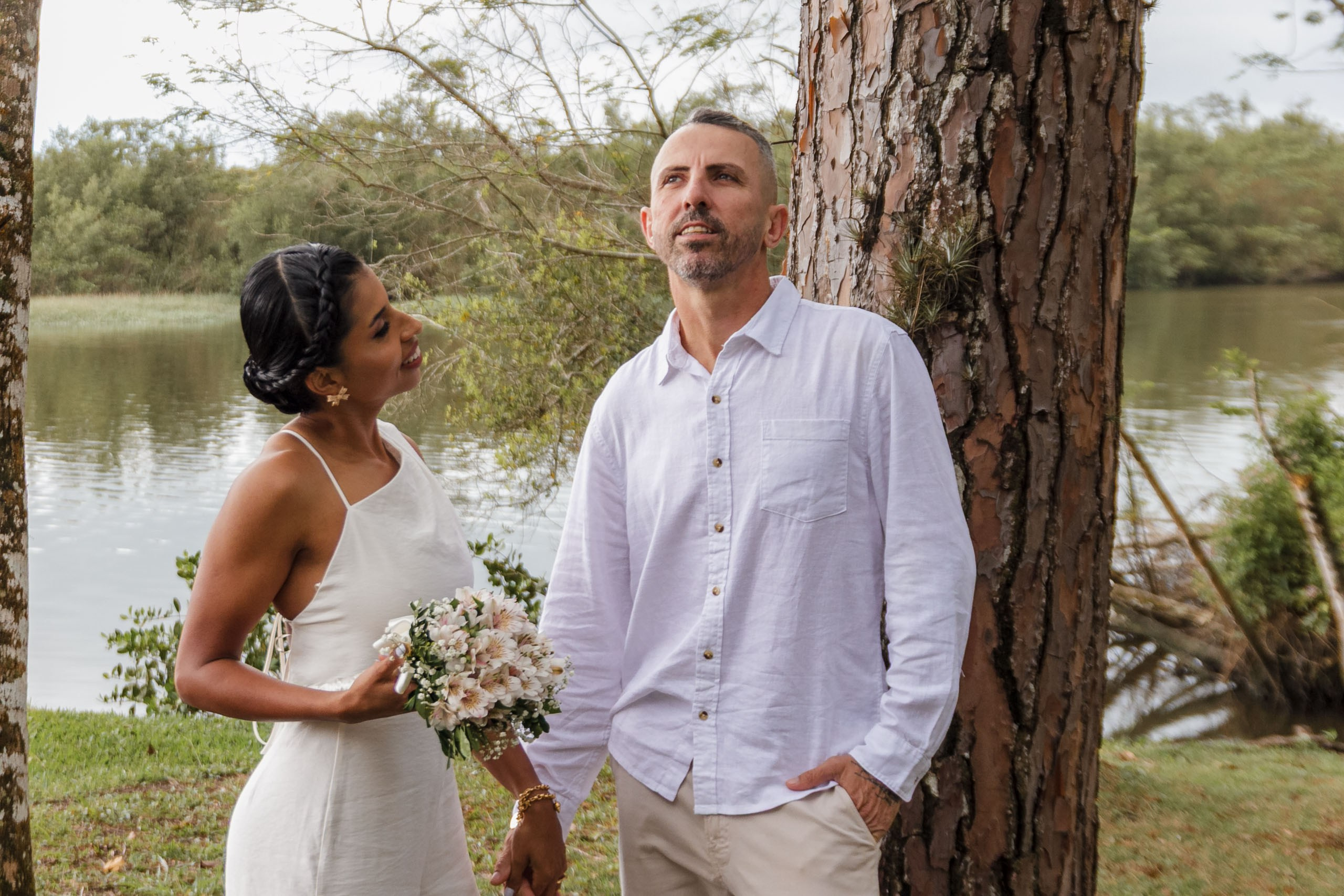 Ensaio fotográfico no parque municipal refúgio dos passáros em Araquari
