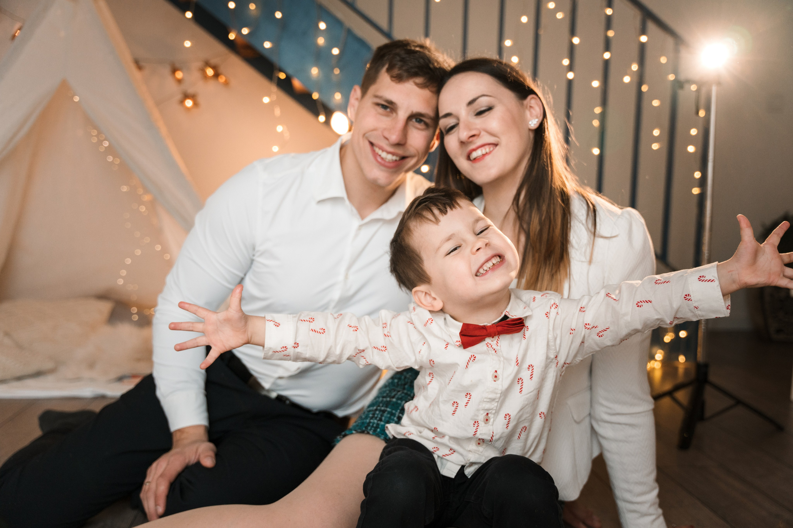 Christmas Family Photoshoot. Elena Seewald