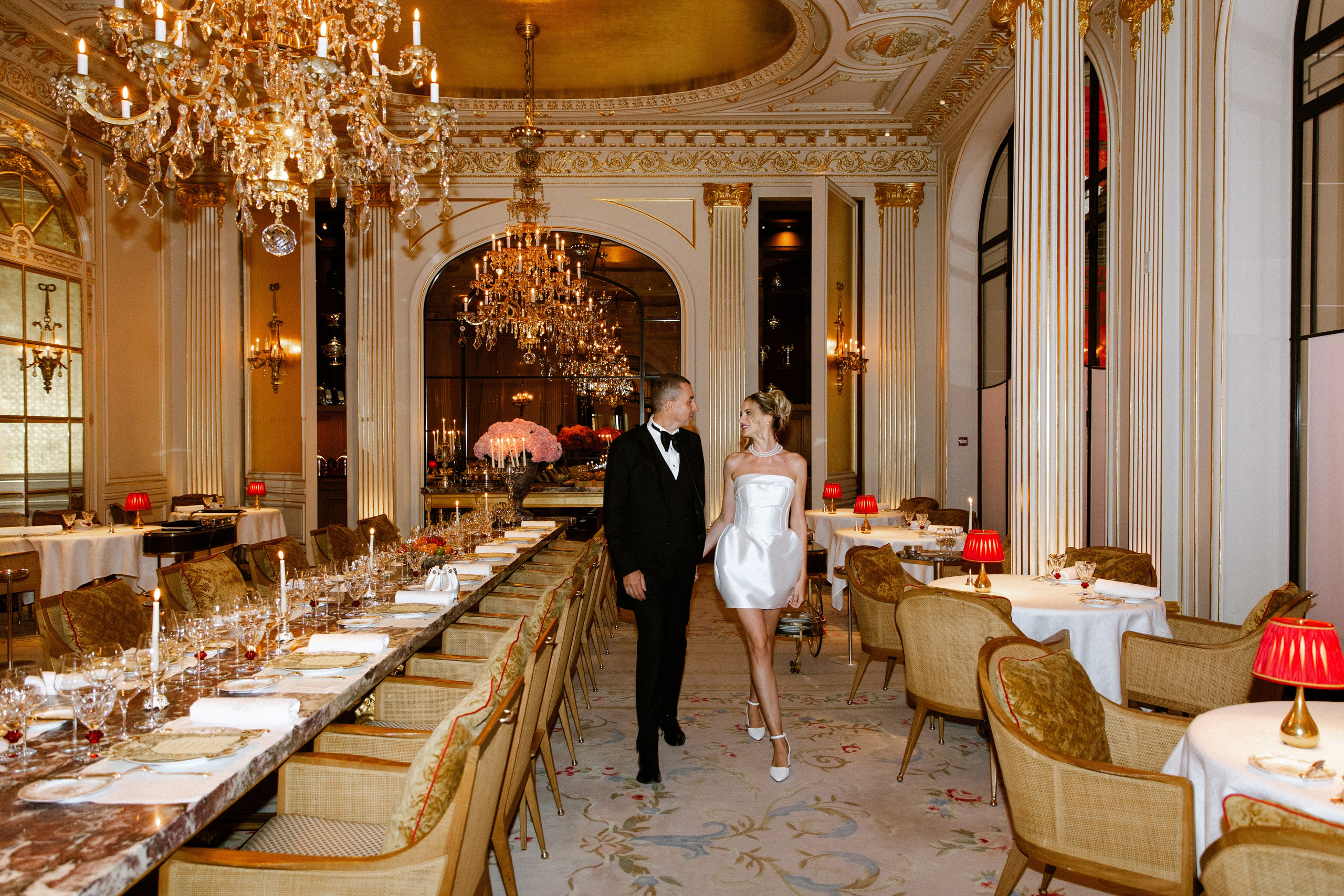 Plaza Athénée Wedding in Paris | Luxury Paris Wedding Photographer. Paris Wedding Photographer