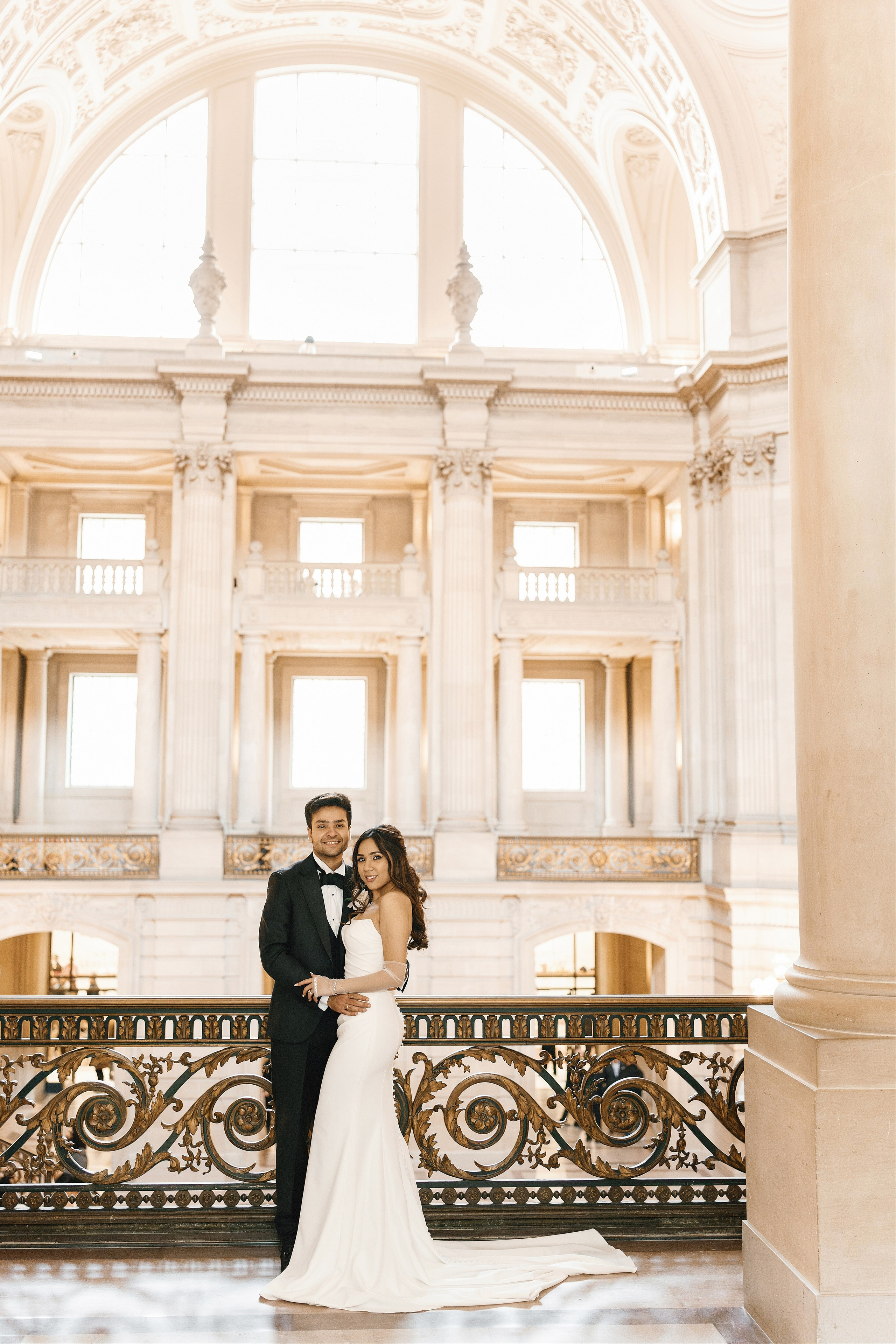 San Francisco City Hall Wedding. Wedding Photography & Videography Team in California, Los Angeles, San Francisco, San Diego and Travel