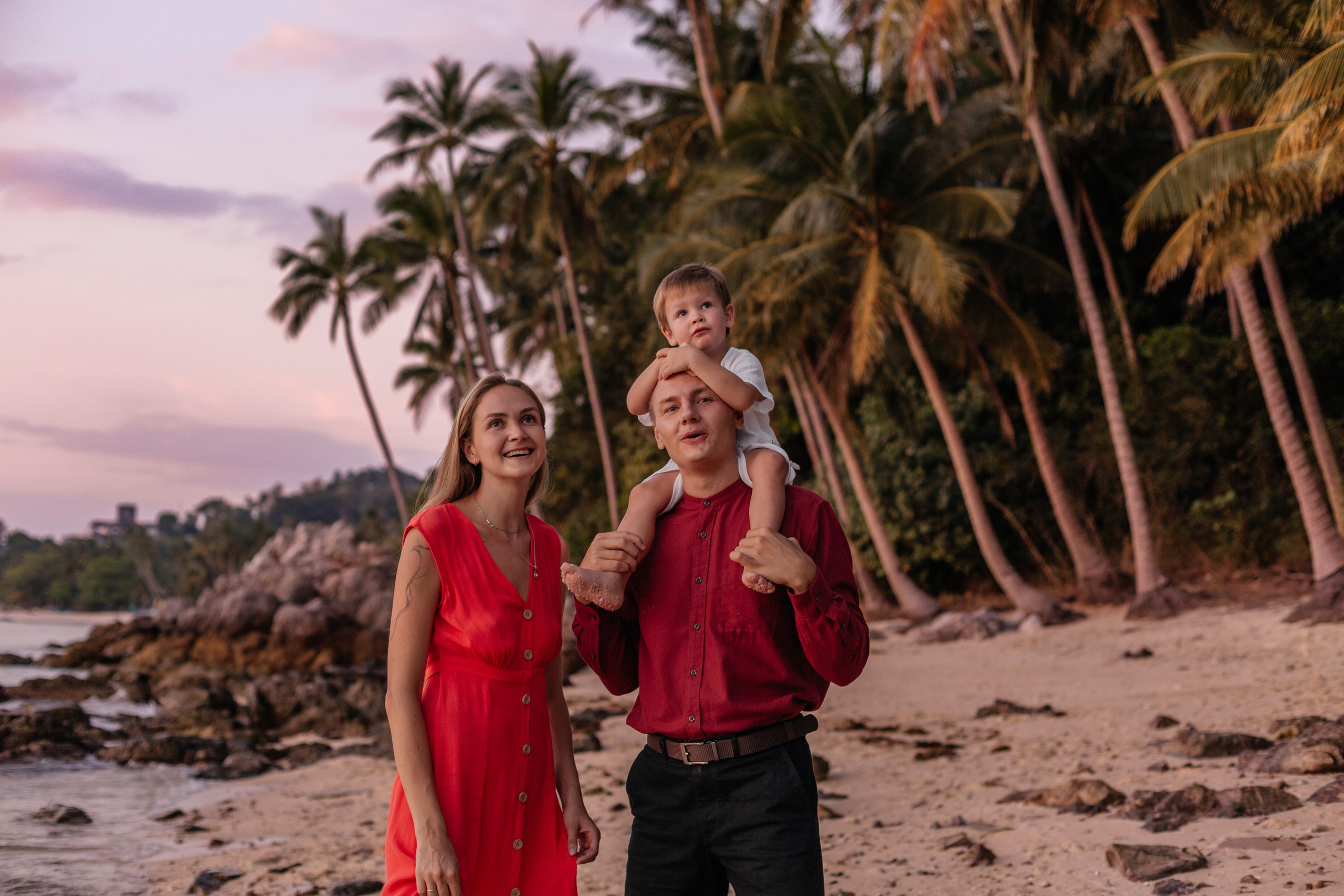 Family -Taling Ngam beach 01.03.2025. Фотограф на Самуи — Фотосессия на Самуи — Фотограф Ксения Шумейко