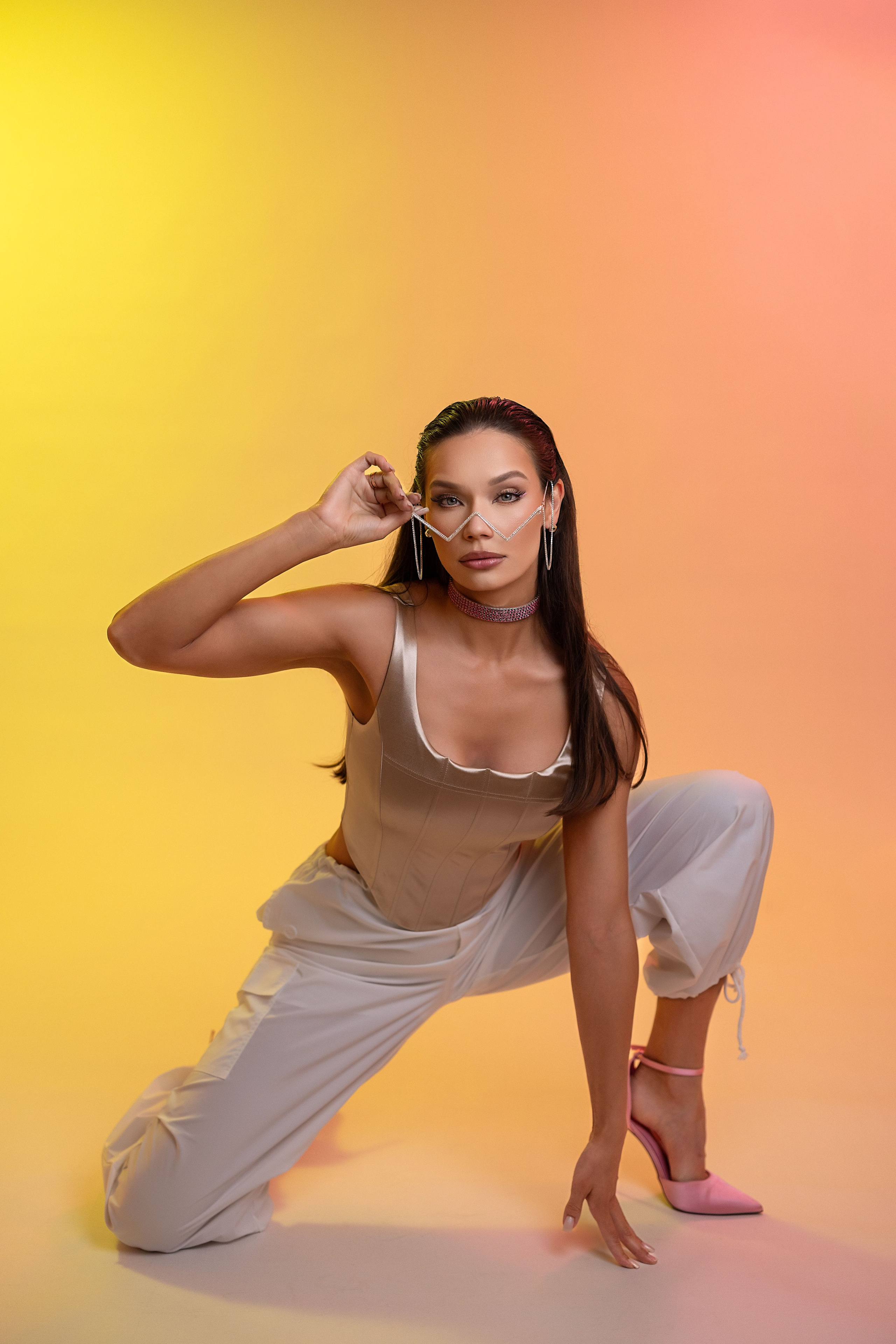 Studio photoshoot. Newborn photographer Sacramento