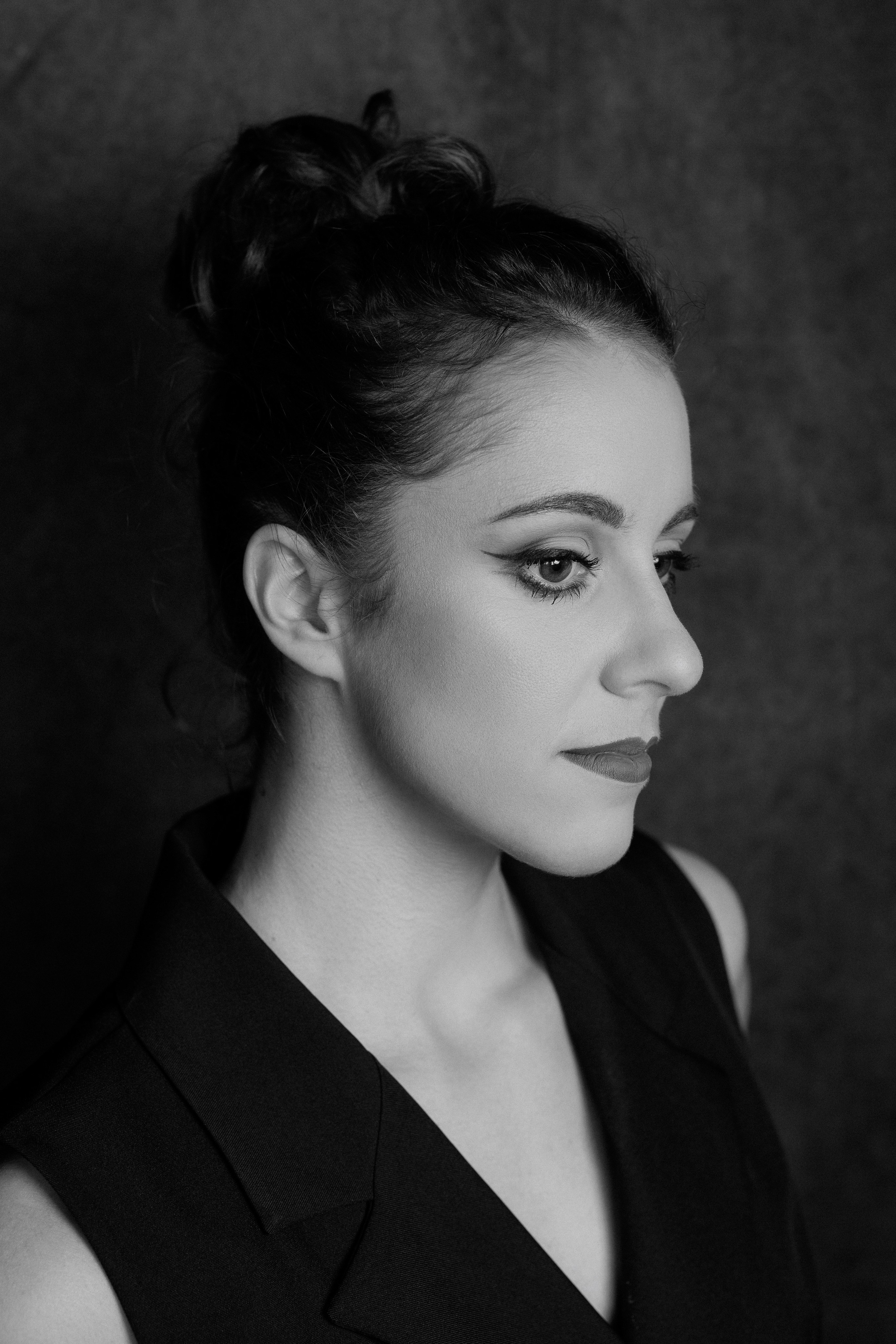 Elegant Black & White Portraits. Кристина Кожельцова — чёрно-белая портретная фотография в Лейпциге. Германия