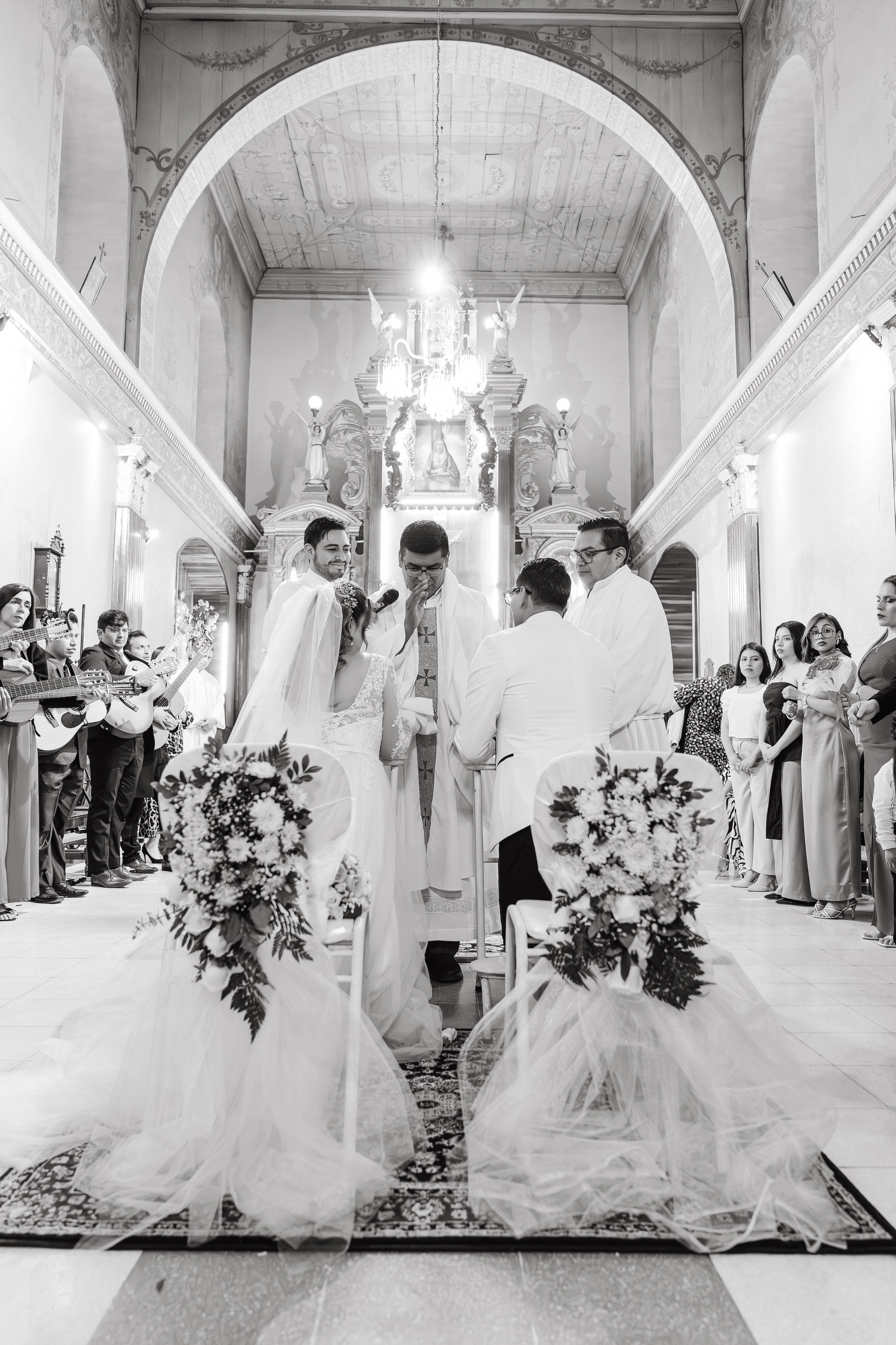 fotografo de bodas en loja ecuador ceremonia iglesia pareja