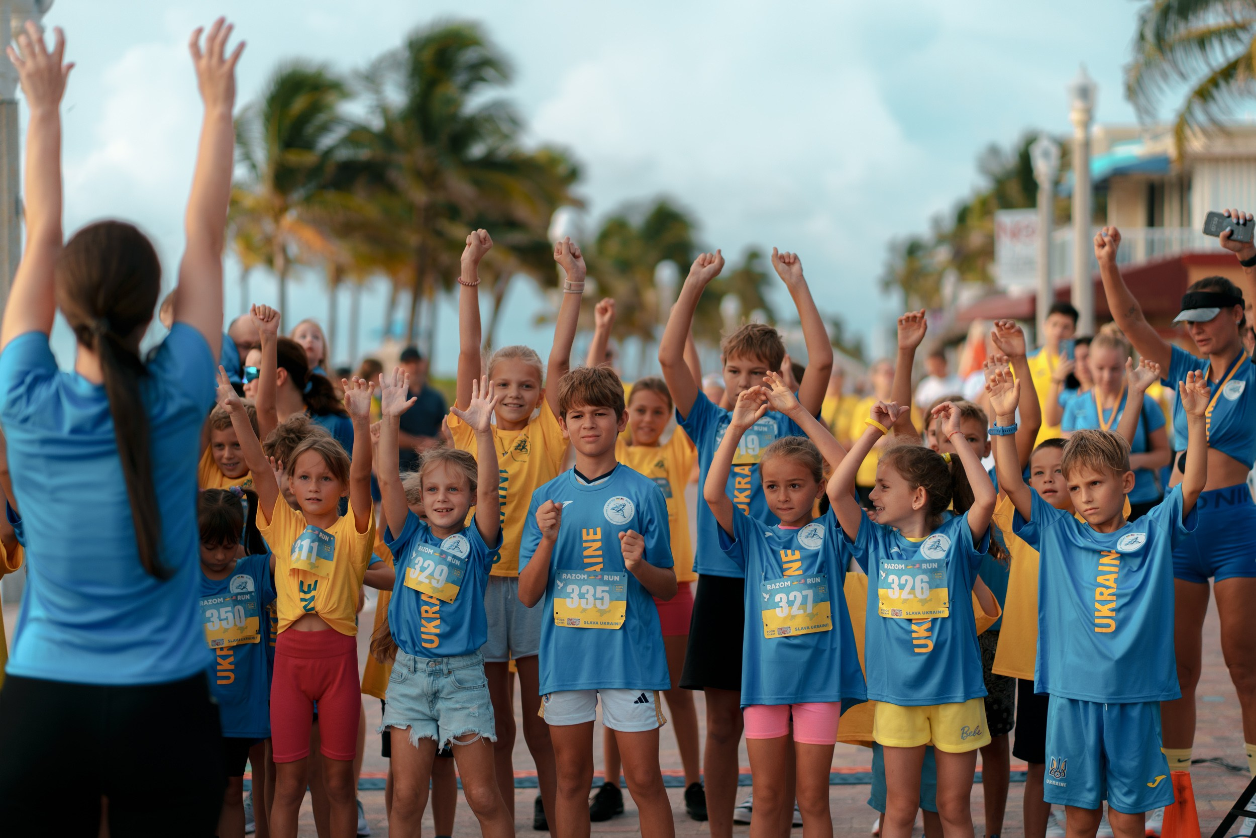 RAZOM RUN. ФОТОГРАФ ФЛОРИДА МАЙАМИ