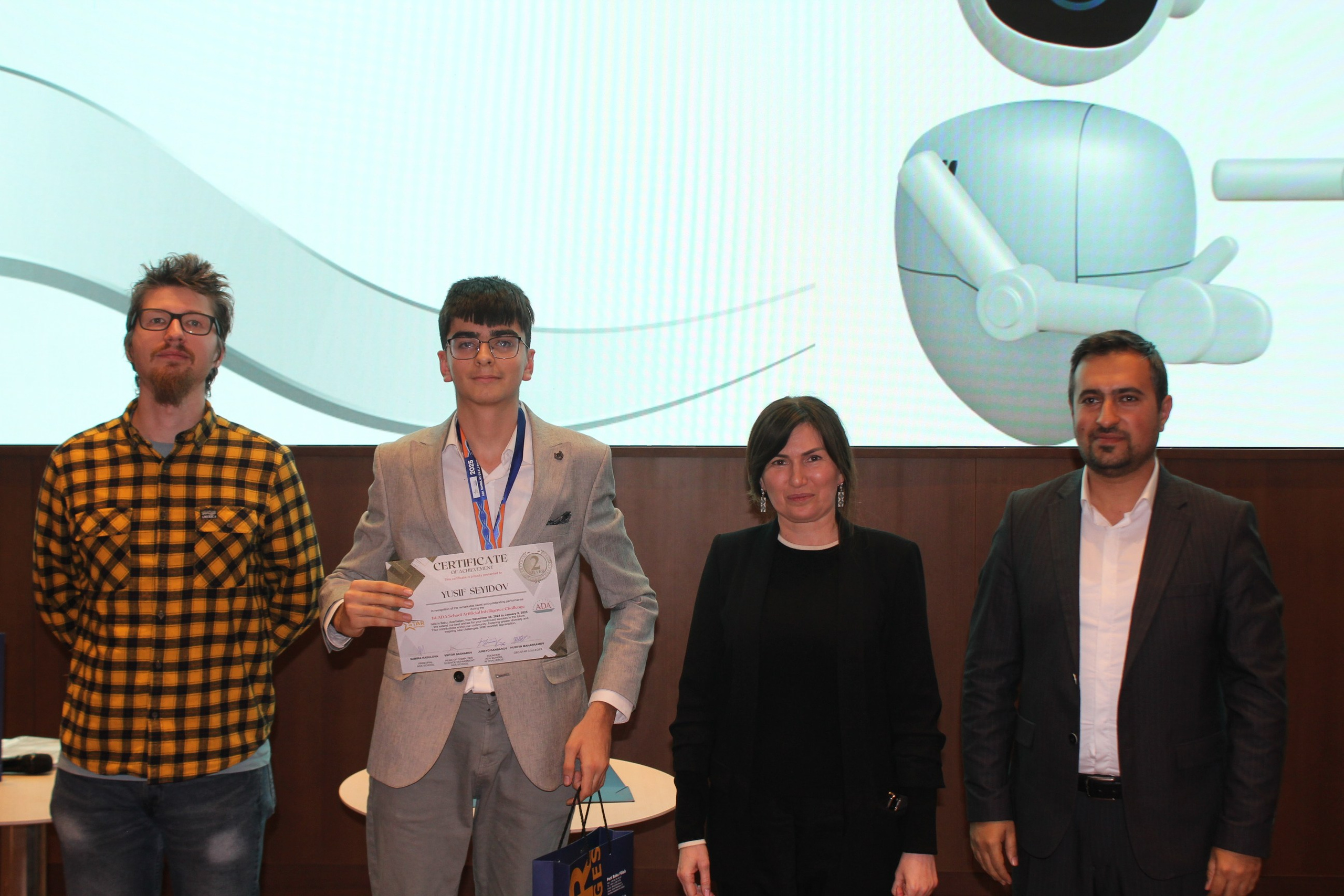 The Award Ceremony for the AI Olympiad — School Level (2024). IIMACS — The International Institute of Mathematics, AI & Computer Science