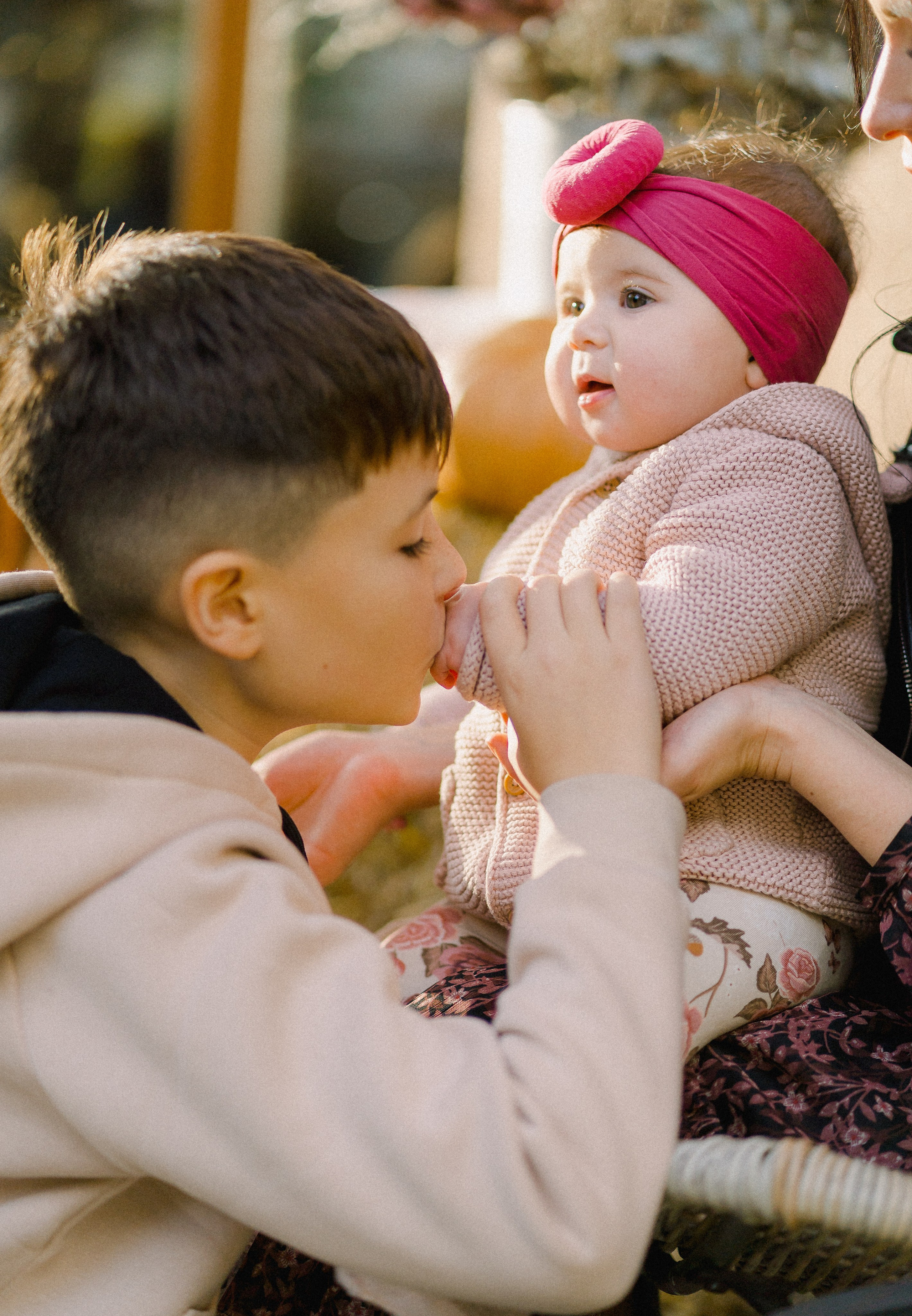 Family walk in the park. Wedding and family photographer Ireland
