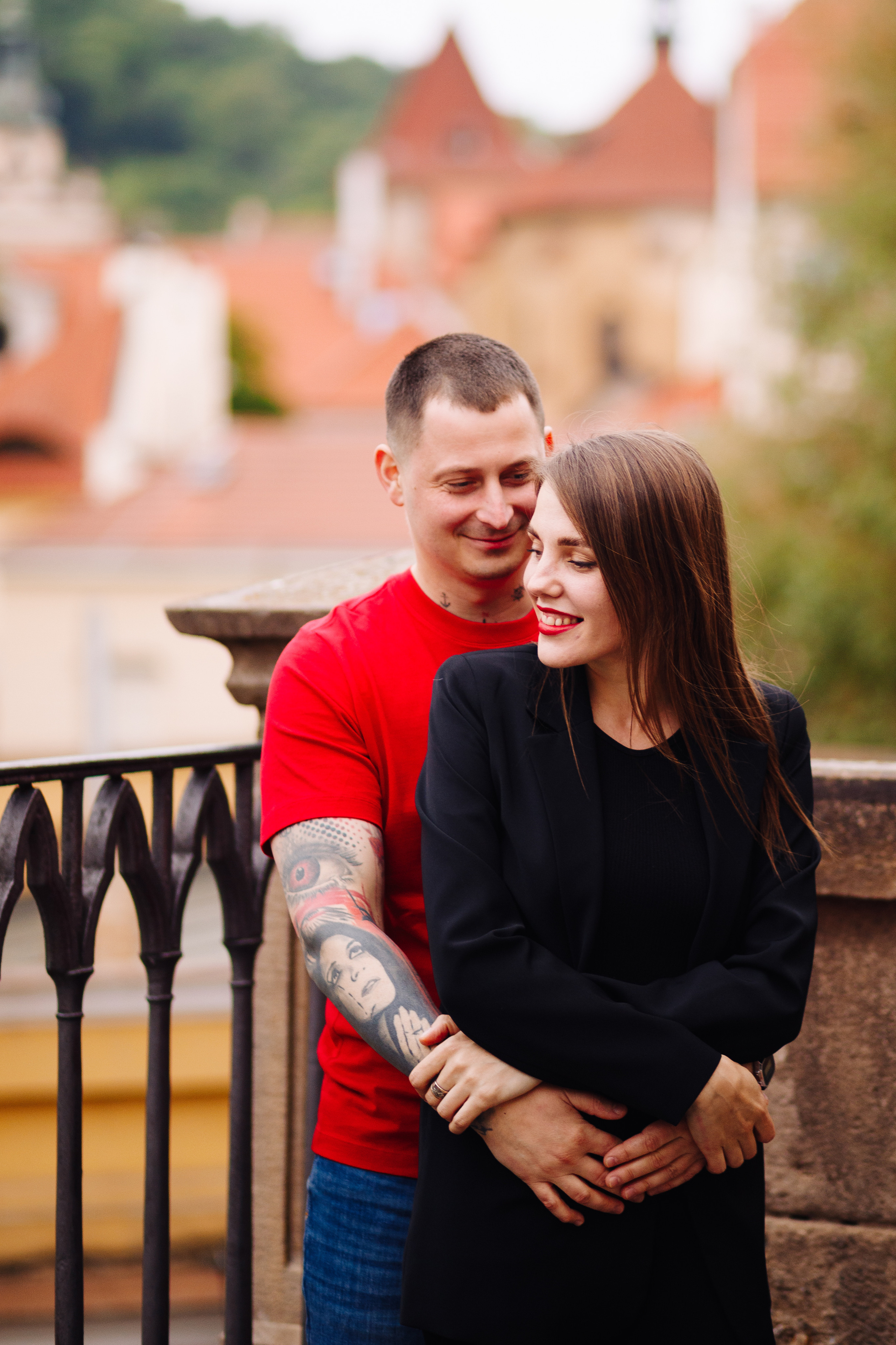 Vera & Sasha. Photographer in Prague for tourists