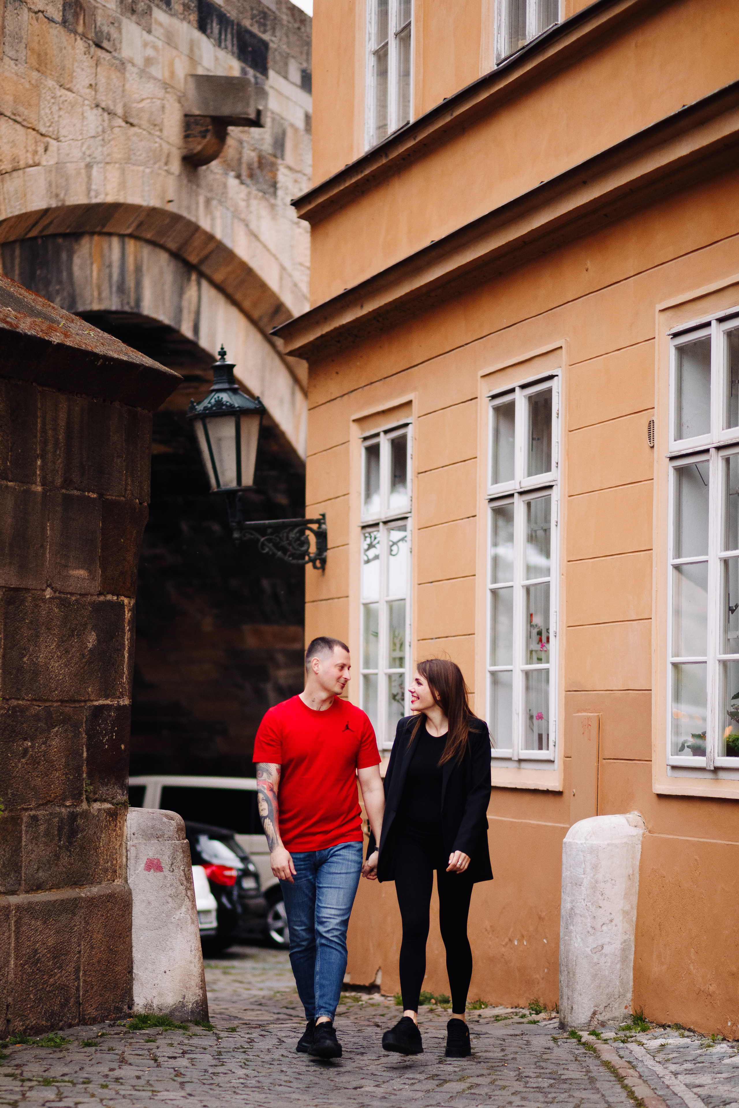 Vera & Sasha. Photographer in Prague for tourists